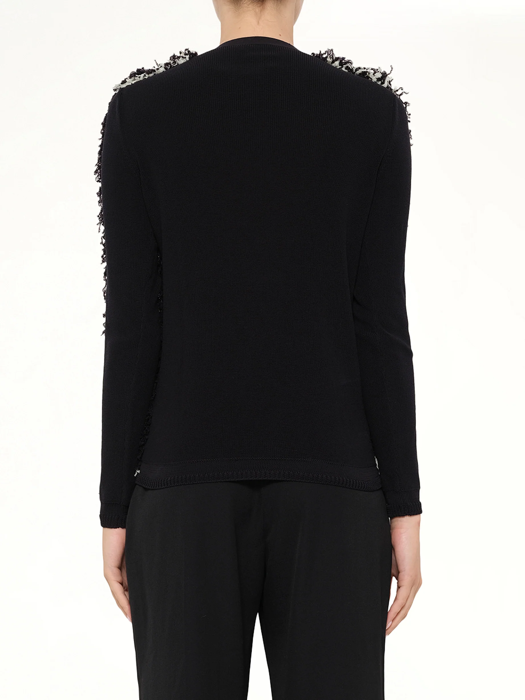 Lanvin Knitted Jacket in Black - Image 3