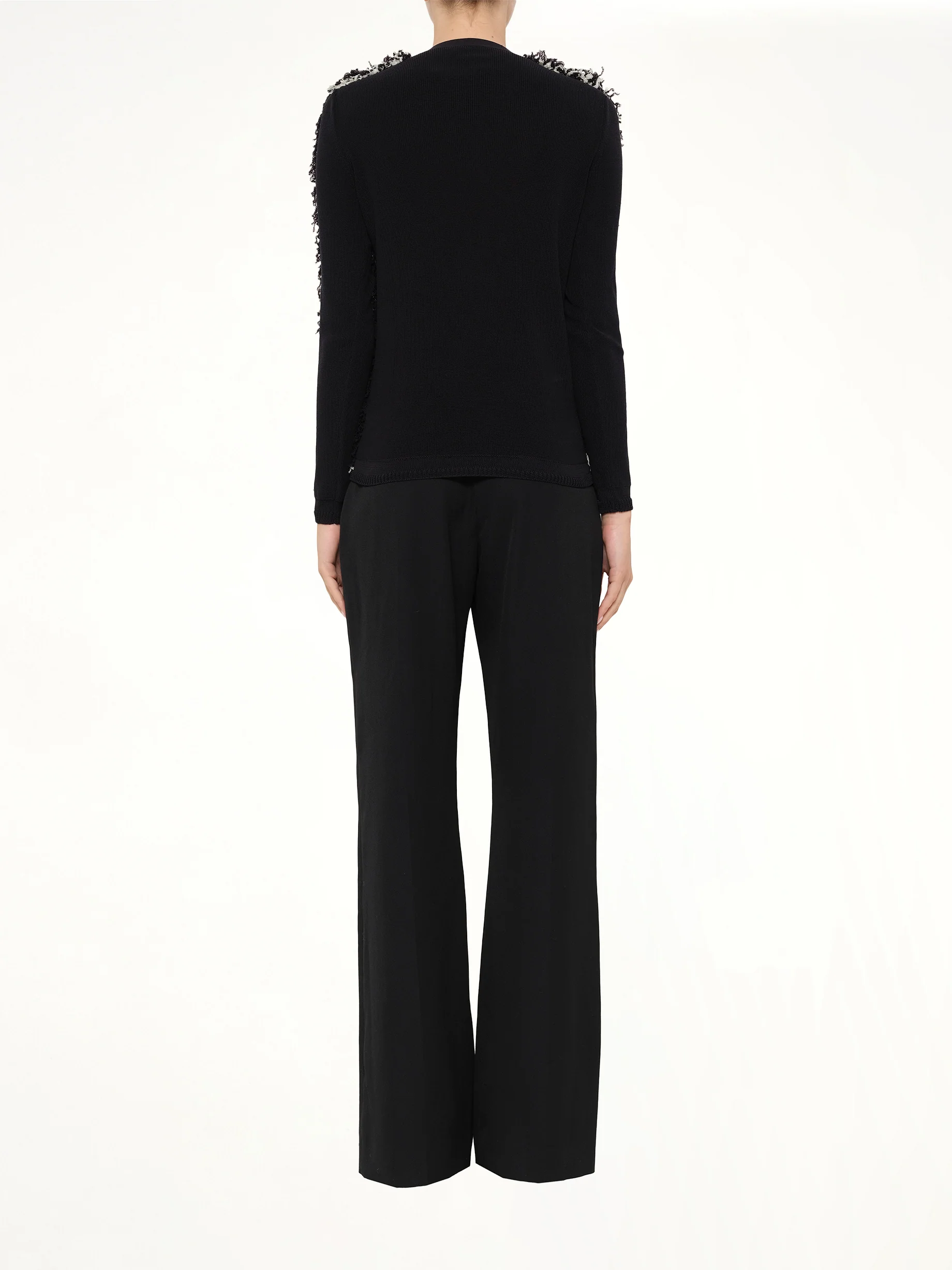 Lanvin Knitted Jacket in Black - Image 4