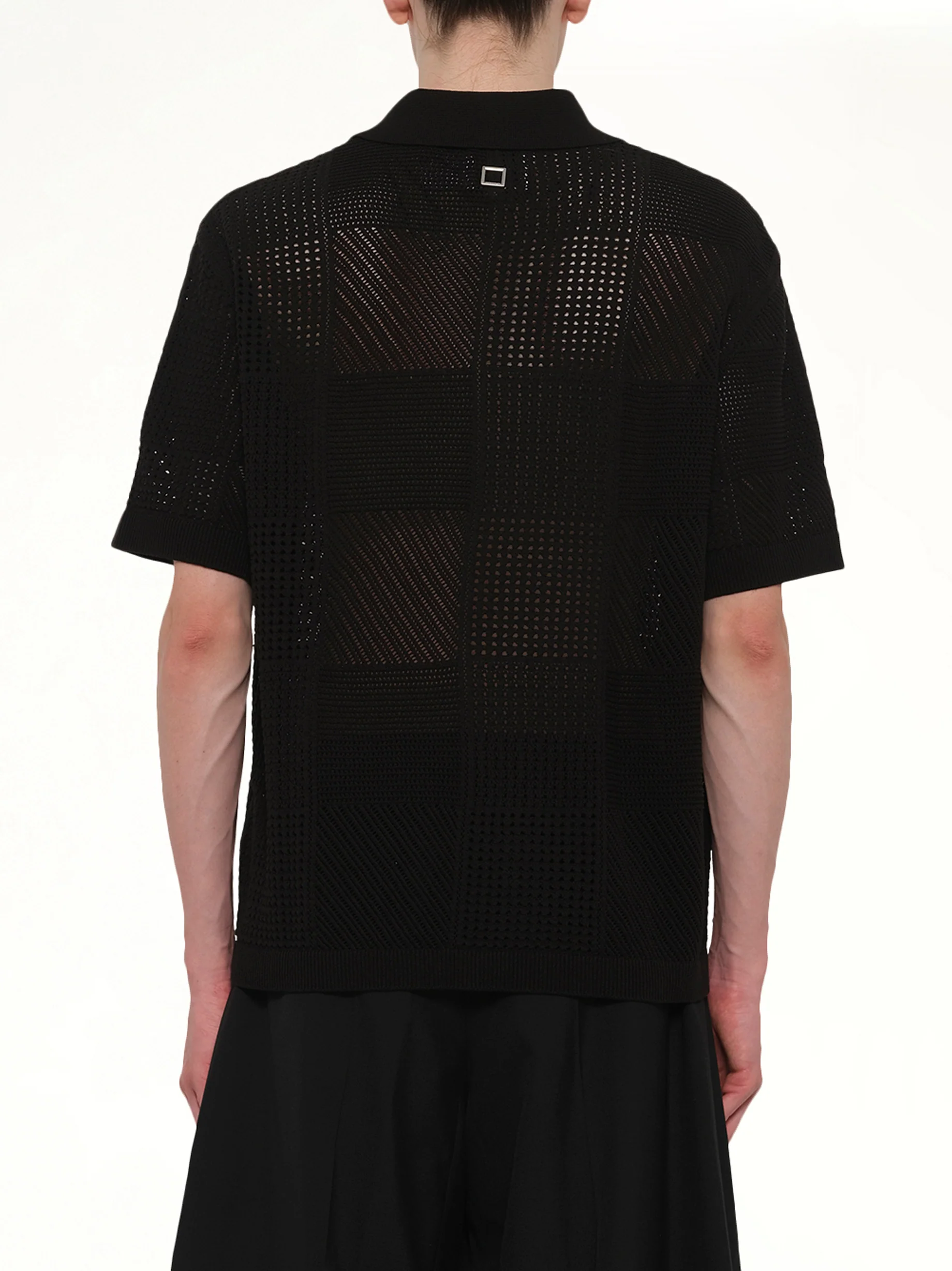 Knitted Shirt in Black - Image 5