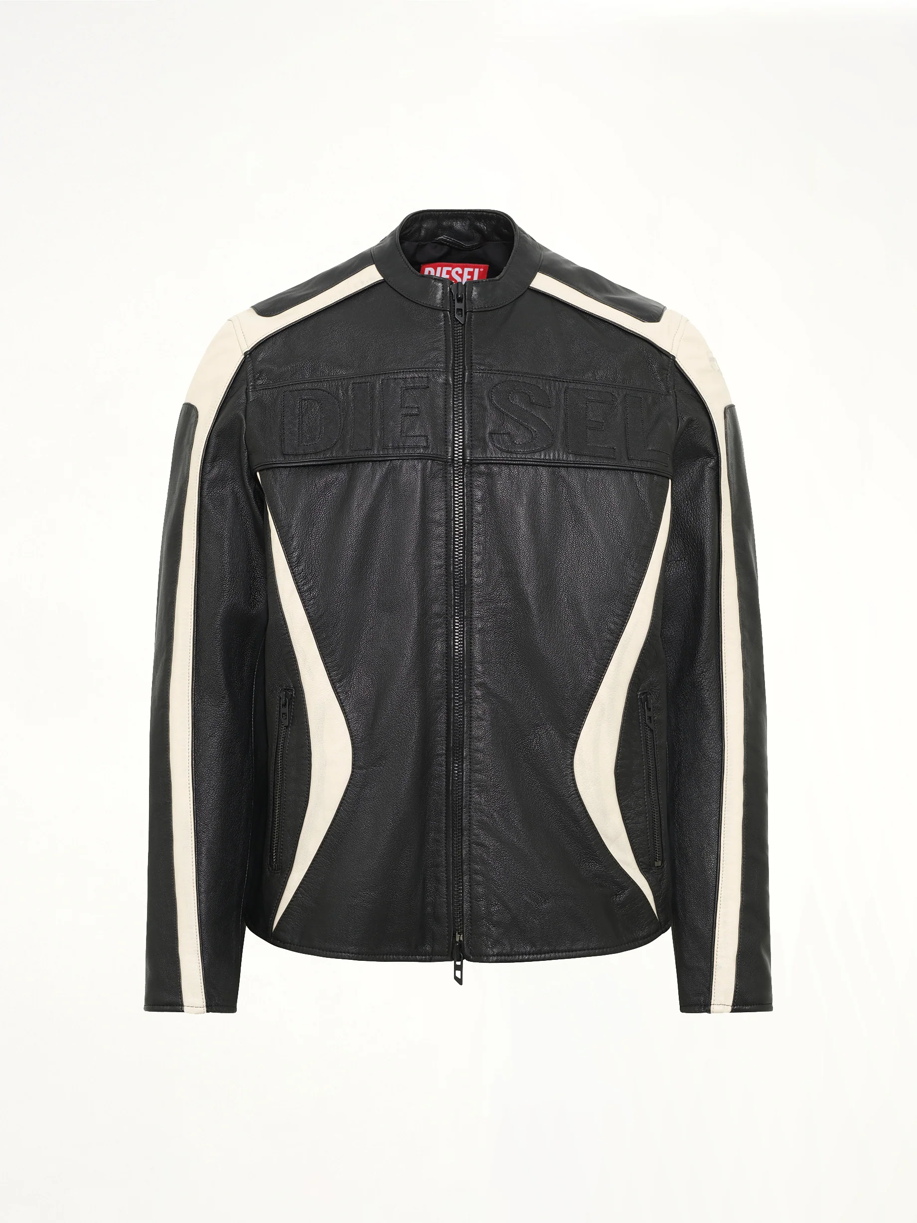 L-ADAM Leather Jacket in Black - Image 2