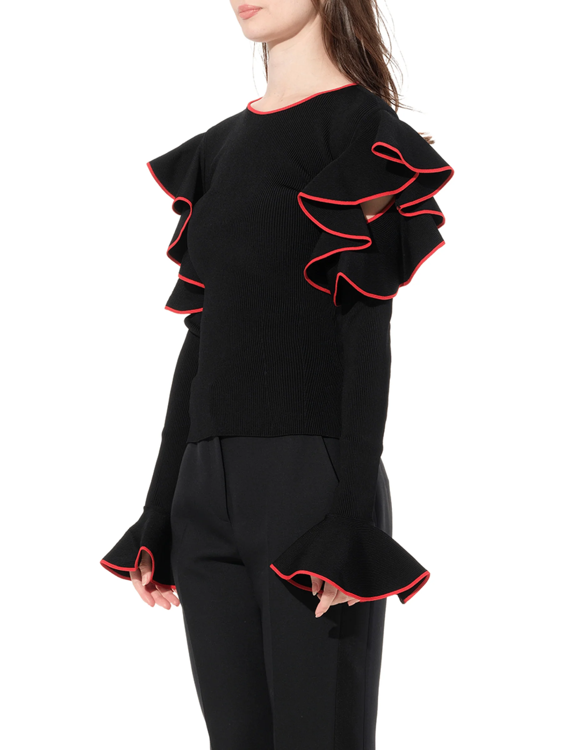 Longsleeve Knitwear in Black - Image 5