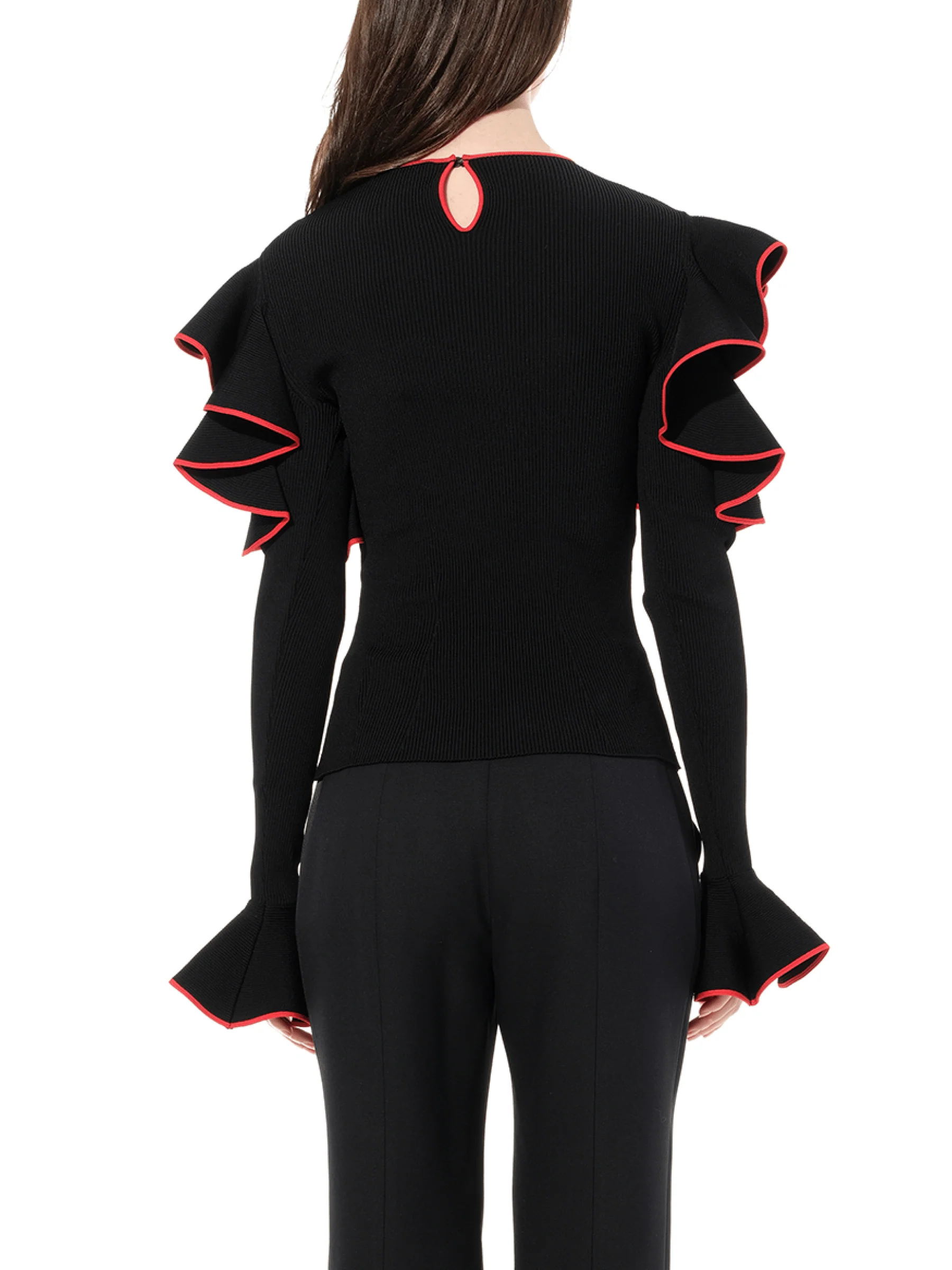 Longsleeve Knitwear in Black - Image 6