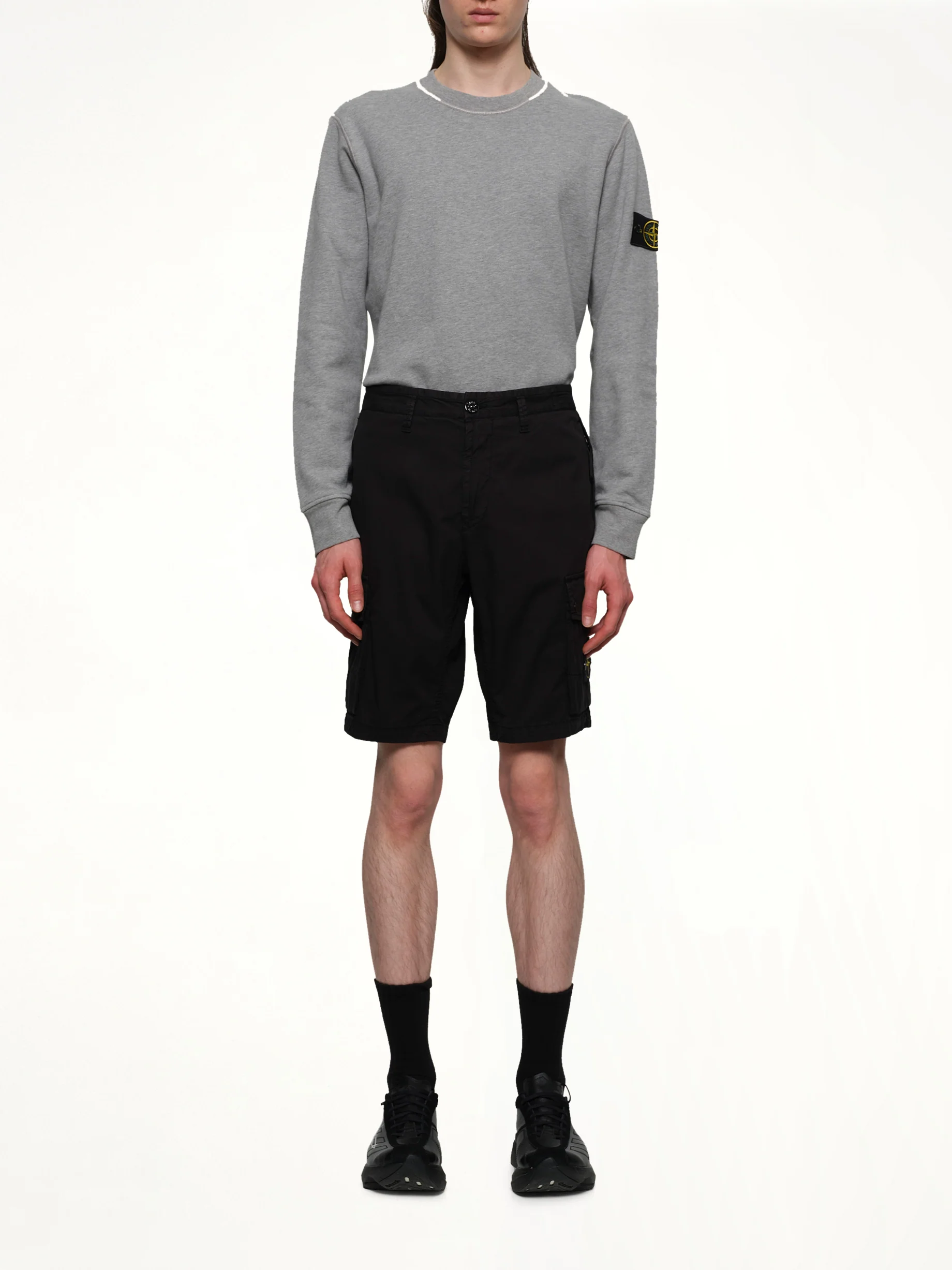 L10001 Supima Bermuda Shorts in Black - Image 4