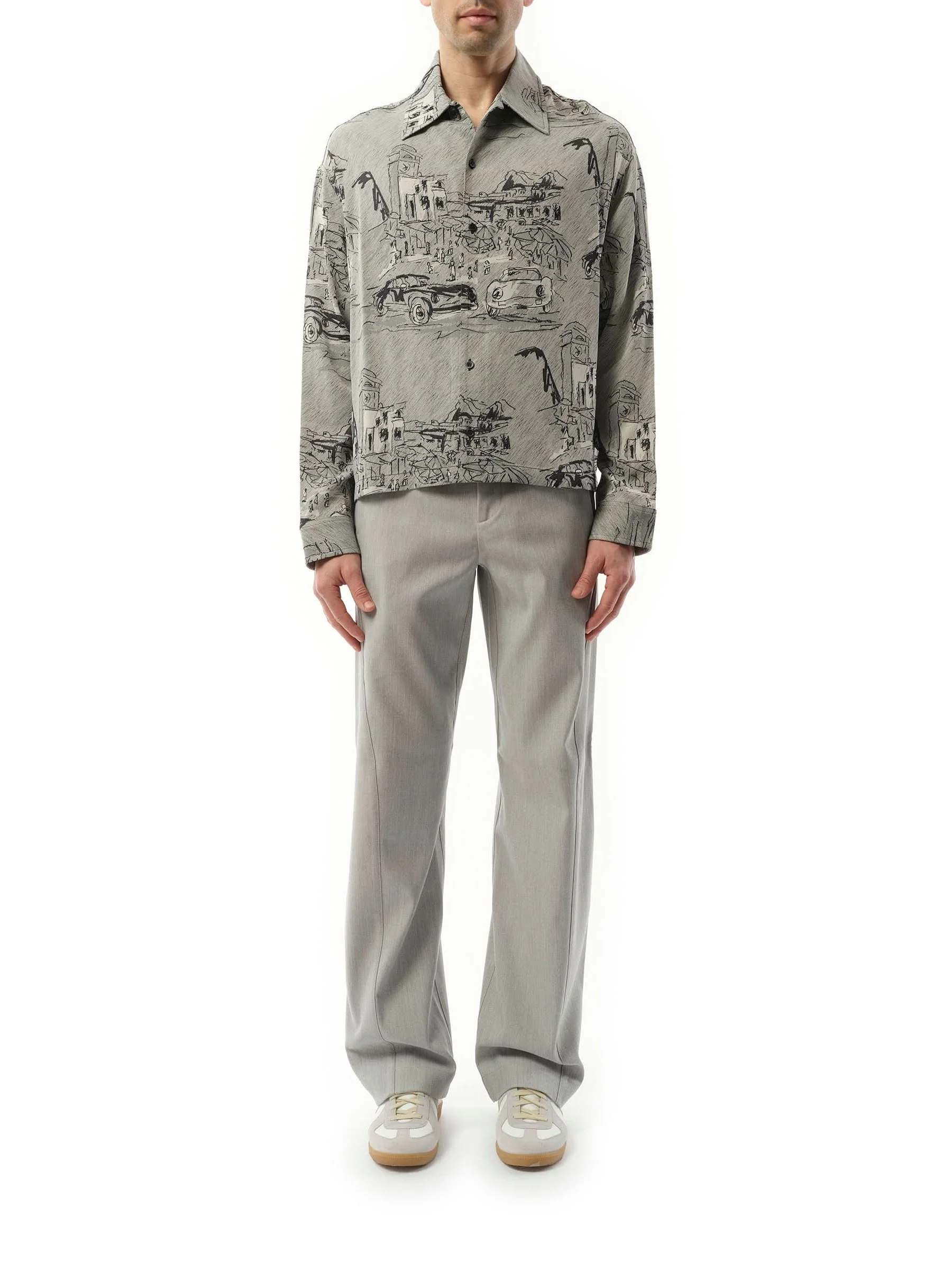 La Chemise Corto Capri Cars in Grey - Image 4