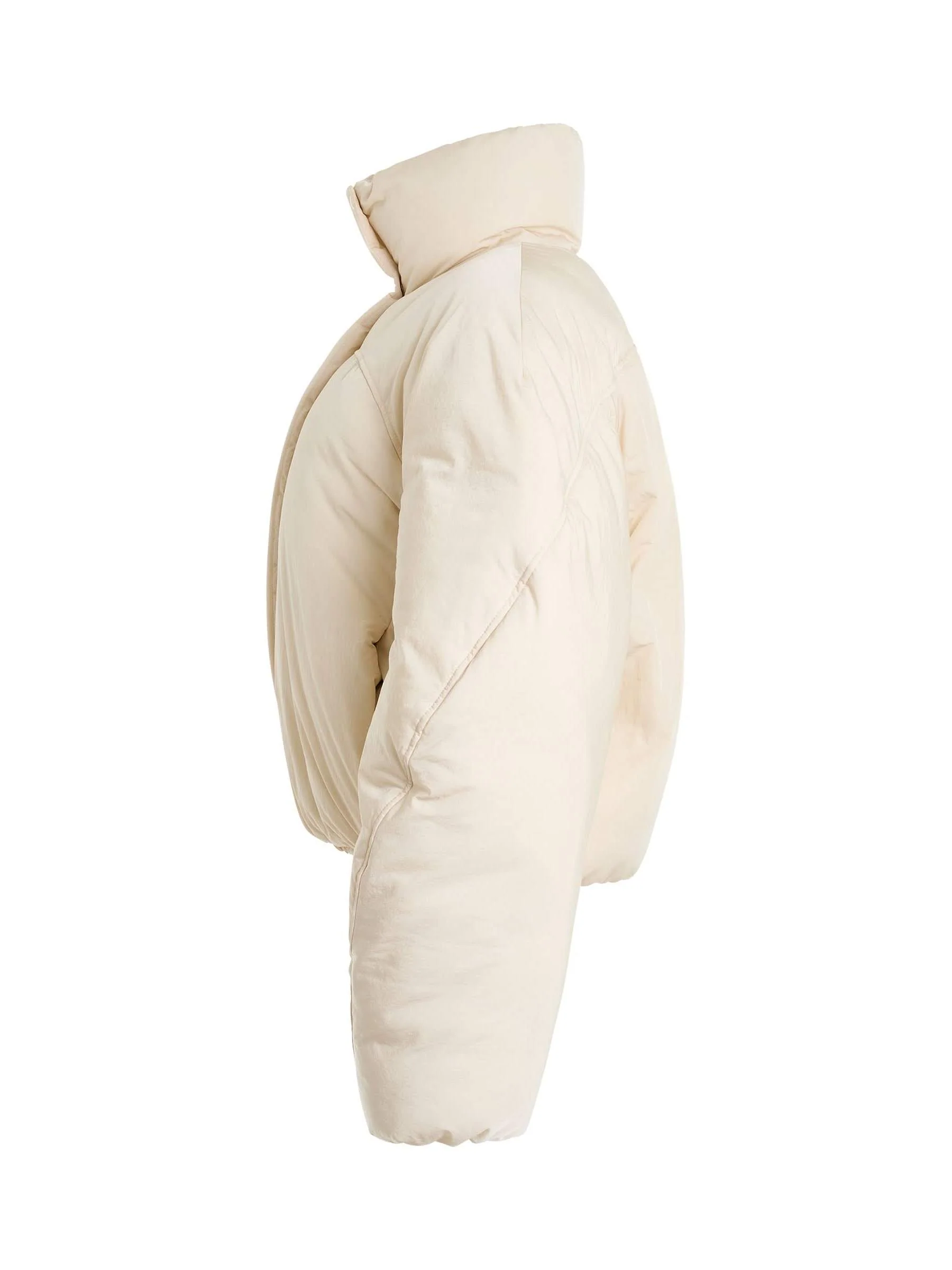 La Doudoune Courte Caraco Jacket in Off White - Image 3