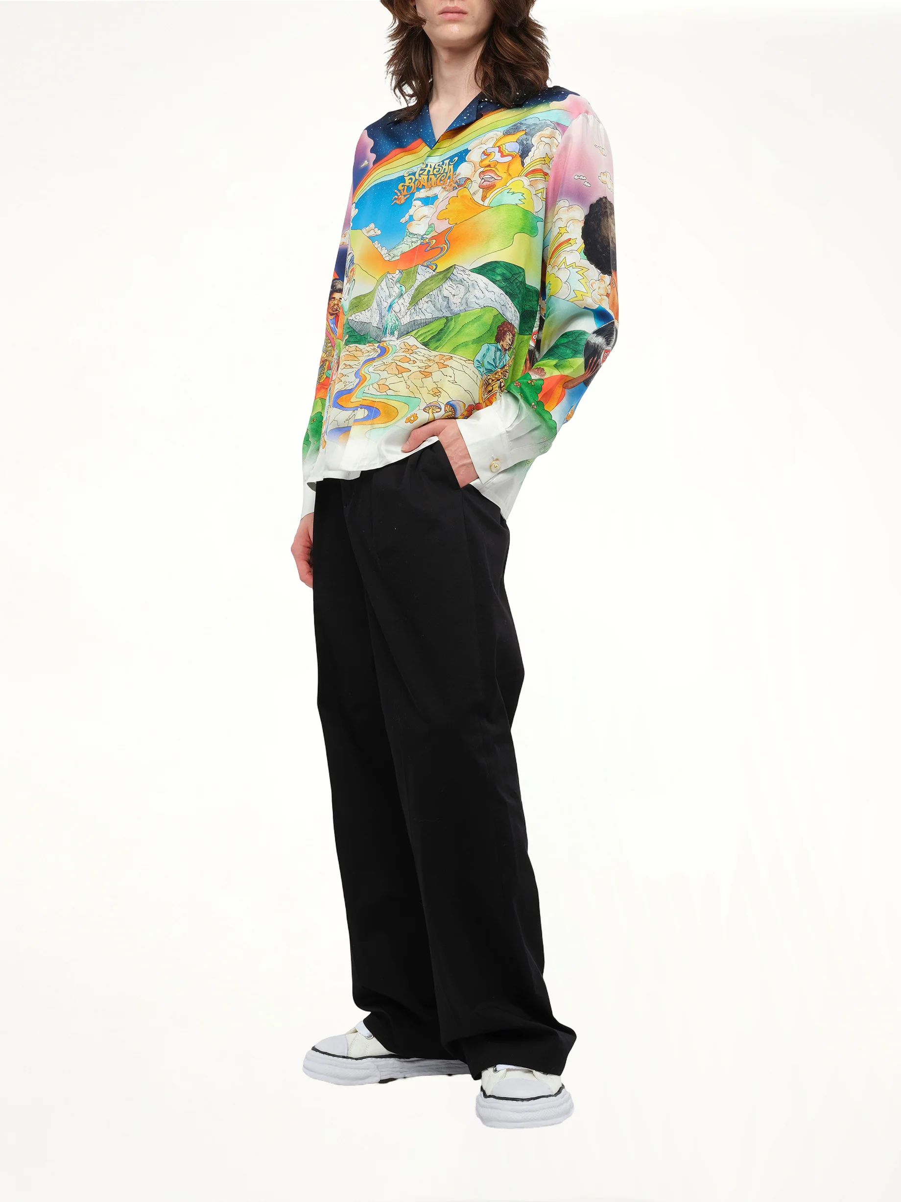 La Musique Cuban Collar Shirt in Multicolour - Image 4