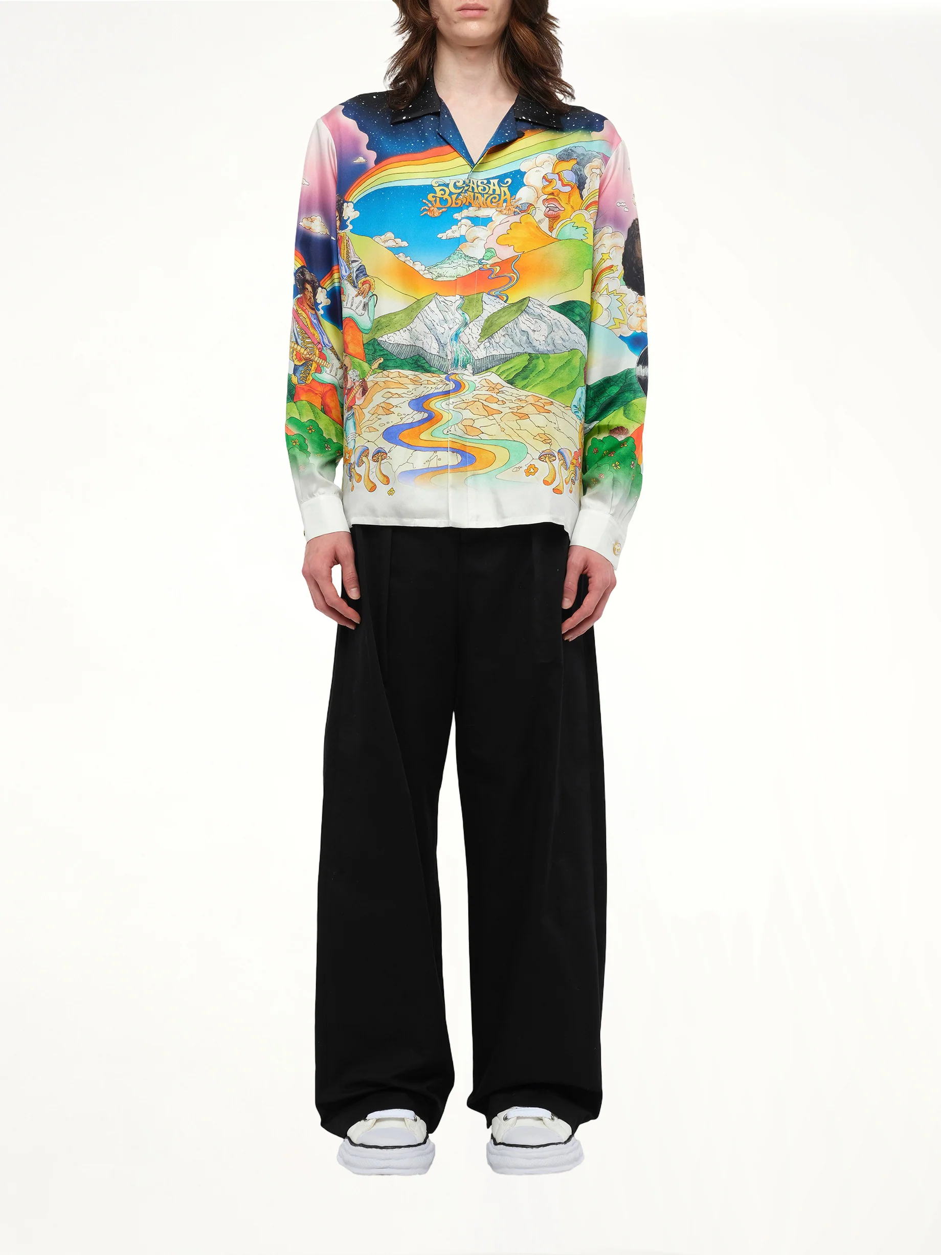 La Musique Cuban Collar Shirt in Multicolour - Image 7