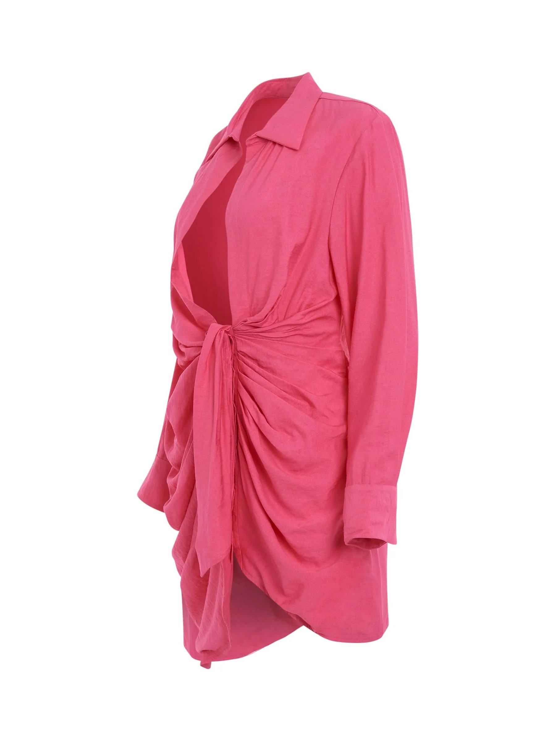 Bahia Sash Dress in Pink - Image 2