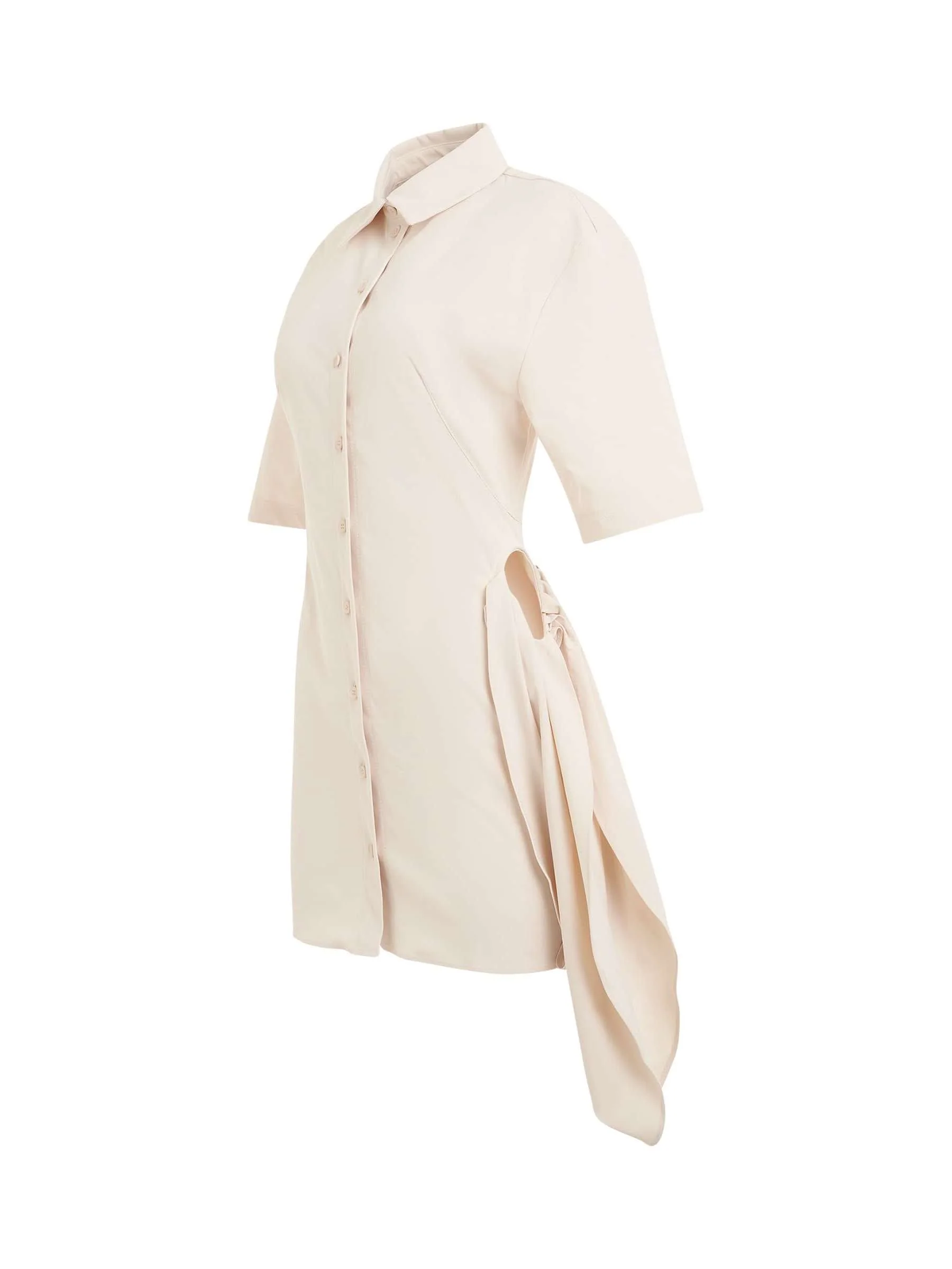 Camisa Dress in Ivory - Image 2