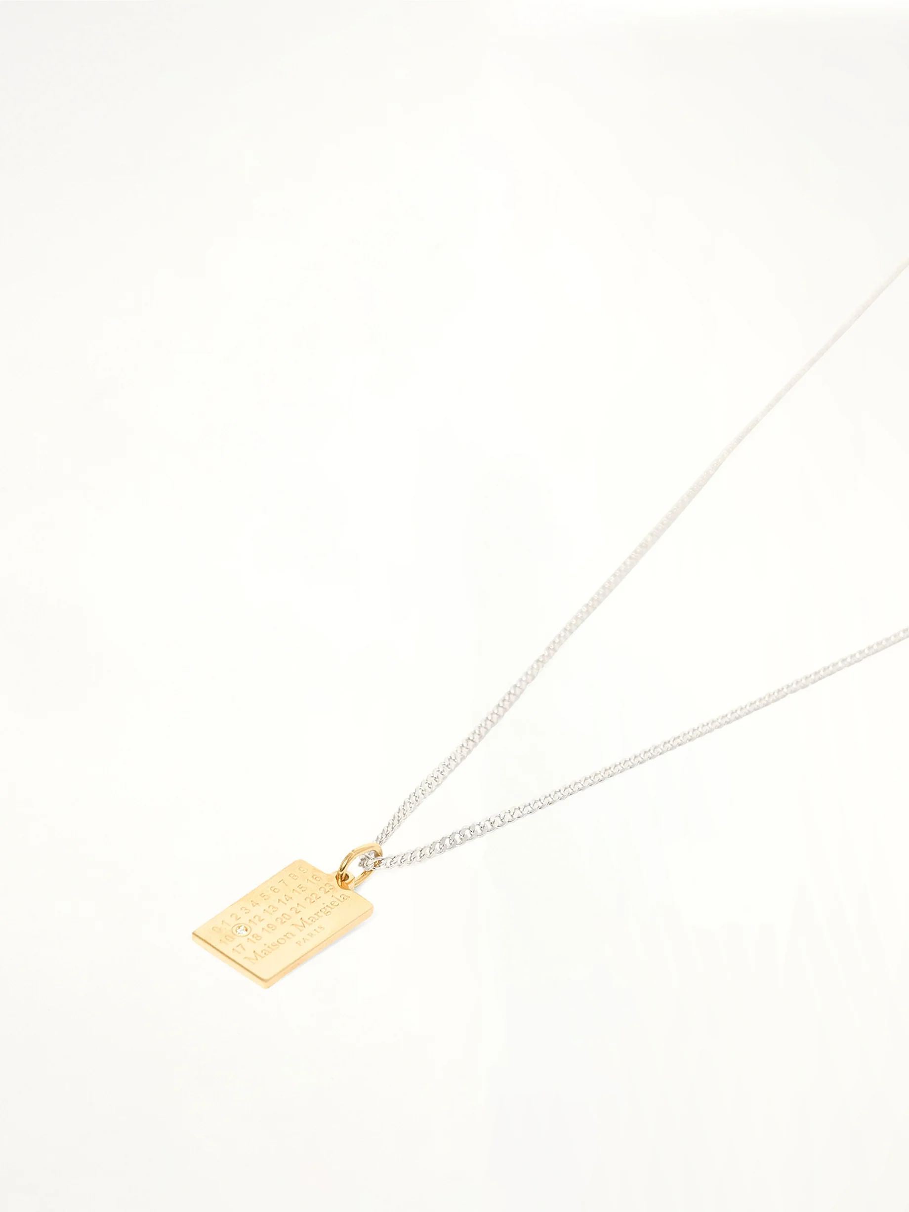 Lab-Grown Diamonds Number Pendant in Gold Coated Silver - Image 2
