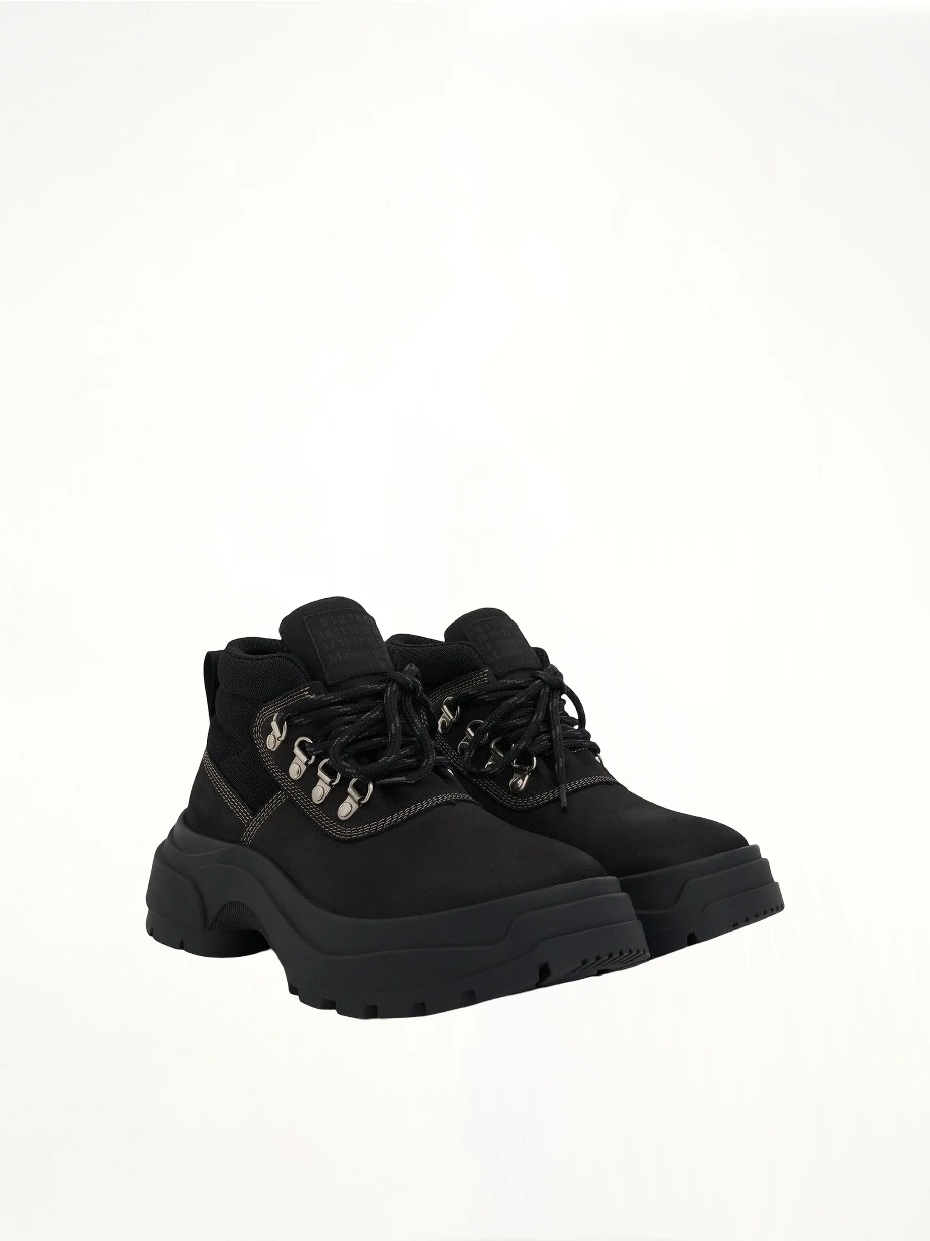 Chunky Ankle Boots in Black - Image 2