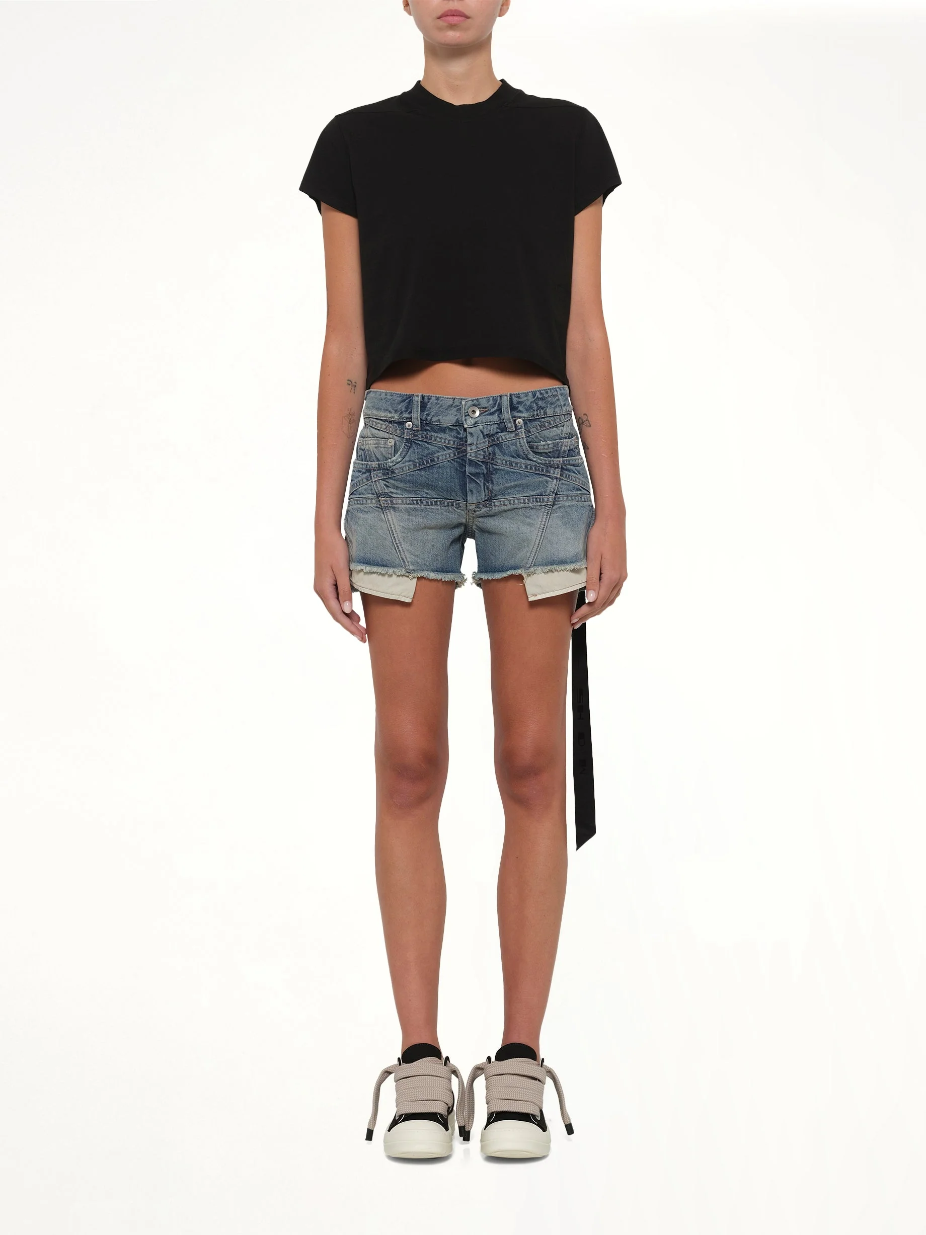 Lana Cut Offs in Washed Indigo - Image 7
