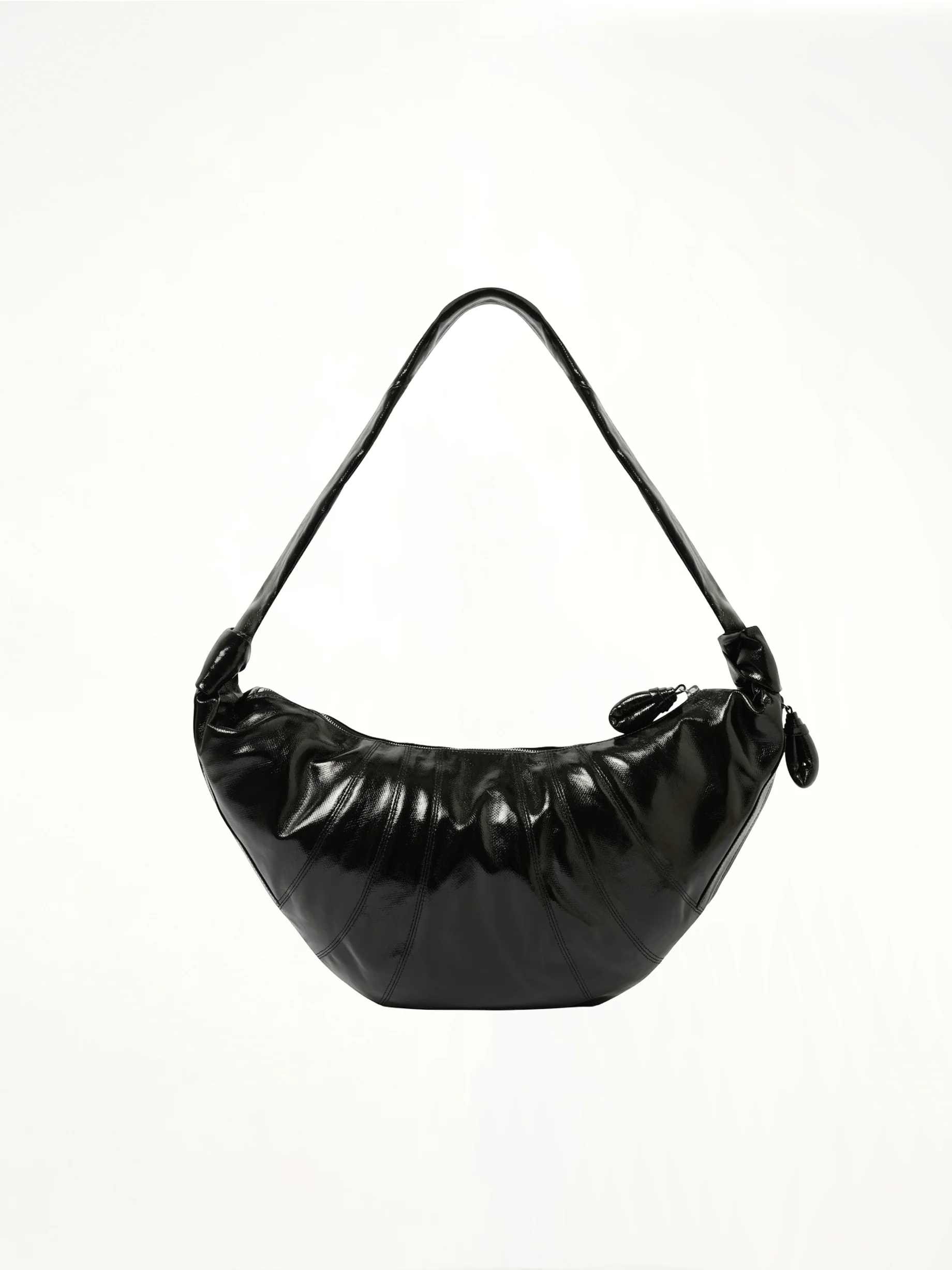 Large Croissant Bag in Black - Image 6