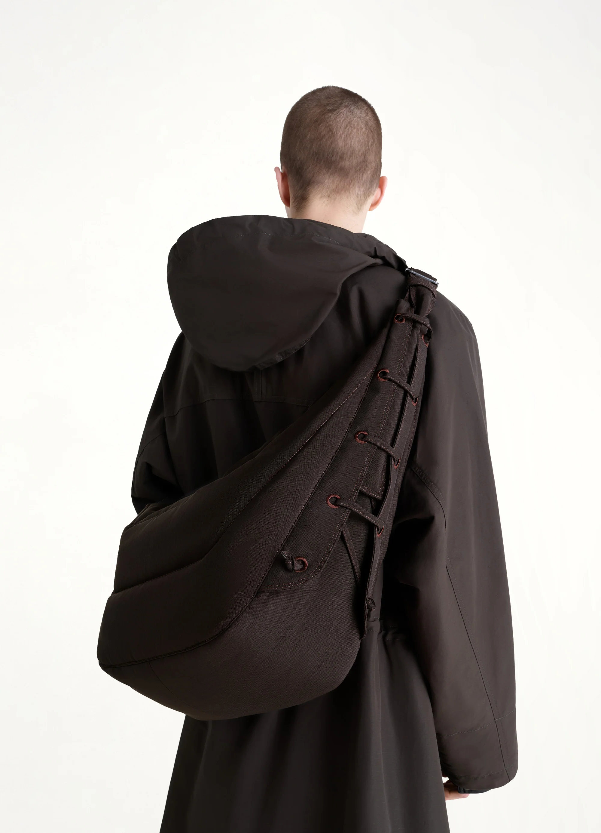 Large Soft Game Bag in Dark Chocolate - Image 4