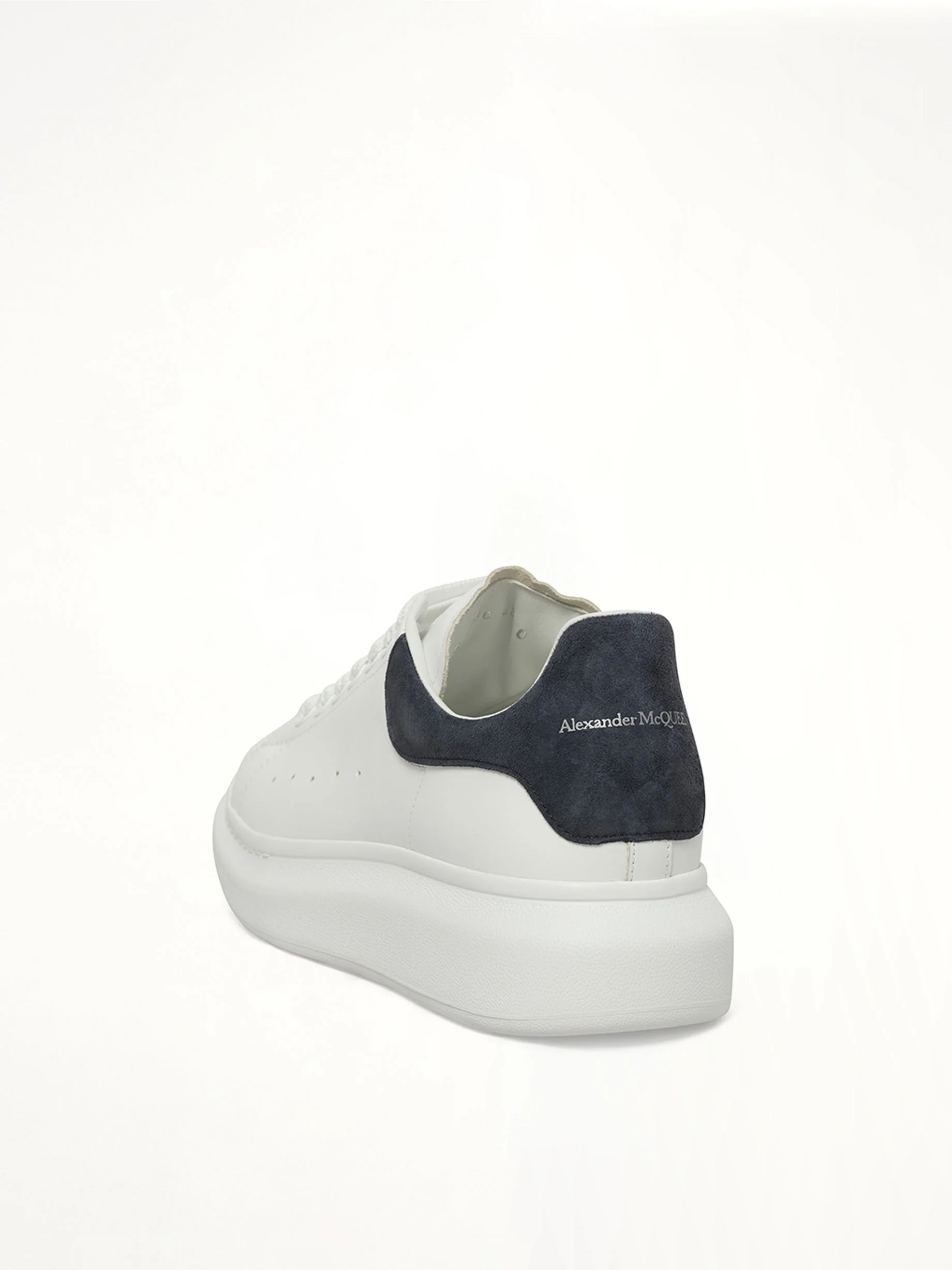 Larry Oversized Sneaker in White/Blue Grey - Image 3