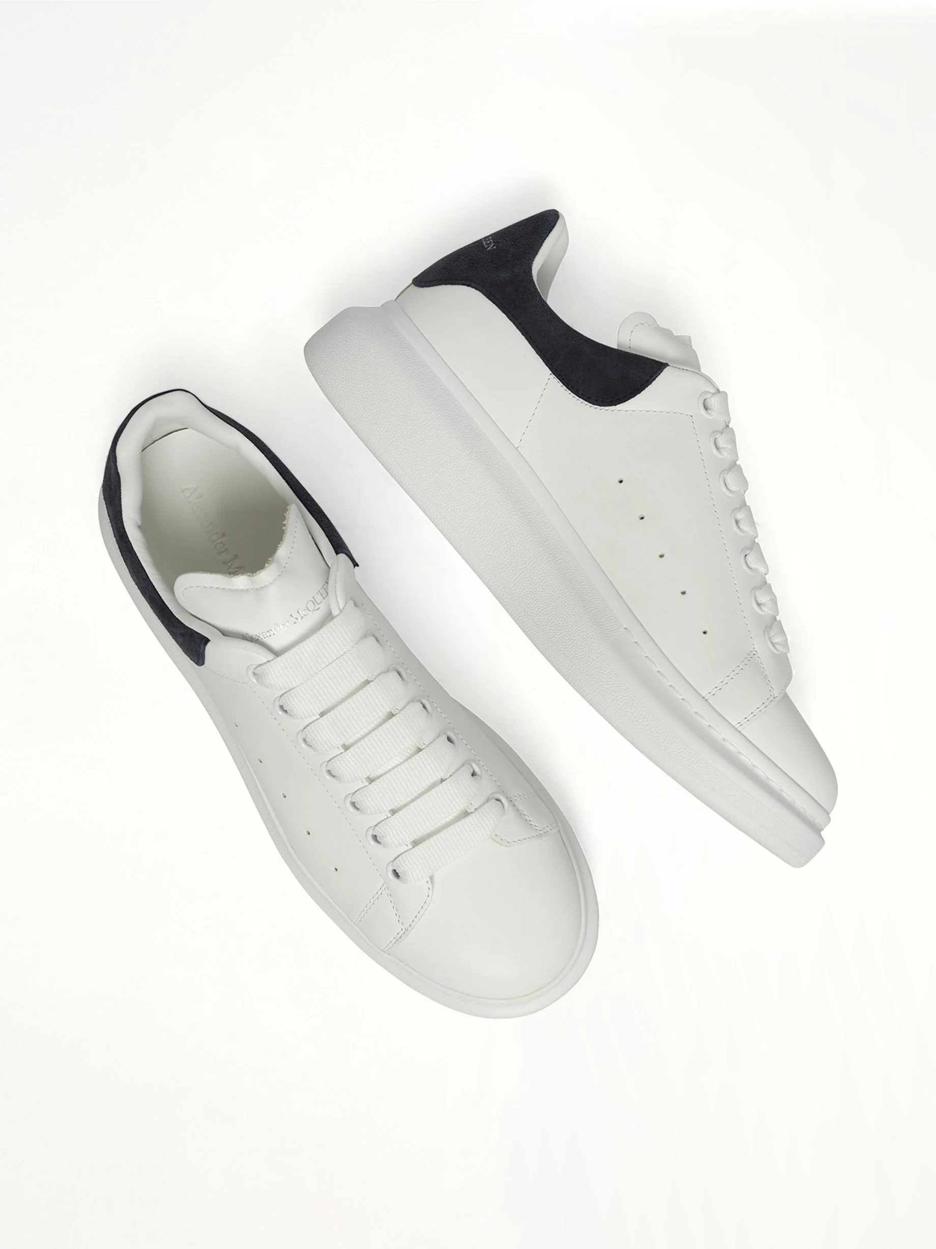 Larry Oversized Sneaker in White/Blue Grey - Image 4