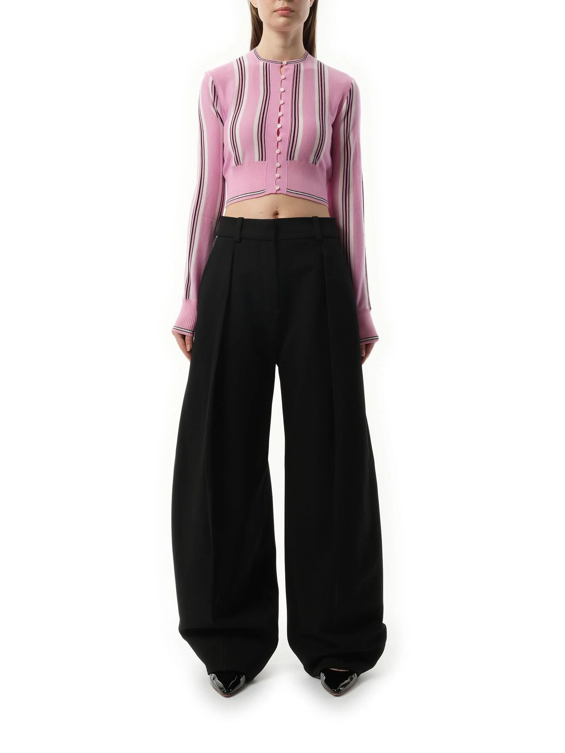 Le Cardigan Spiaggia in Pink/Multicolour - Image 4