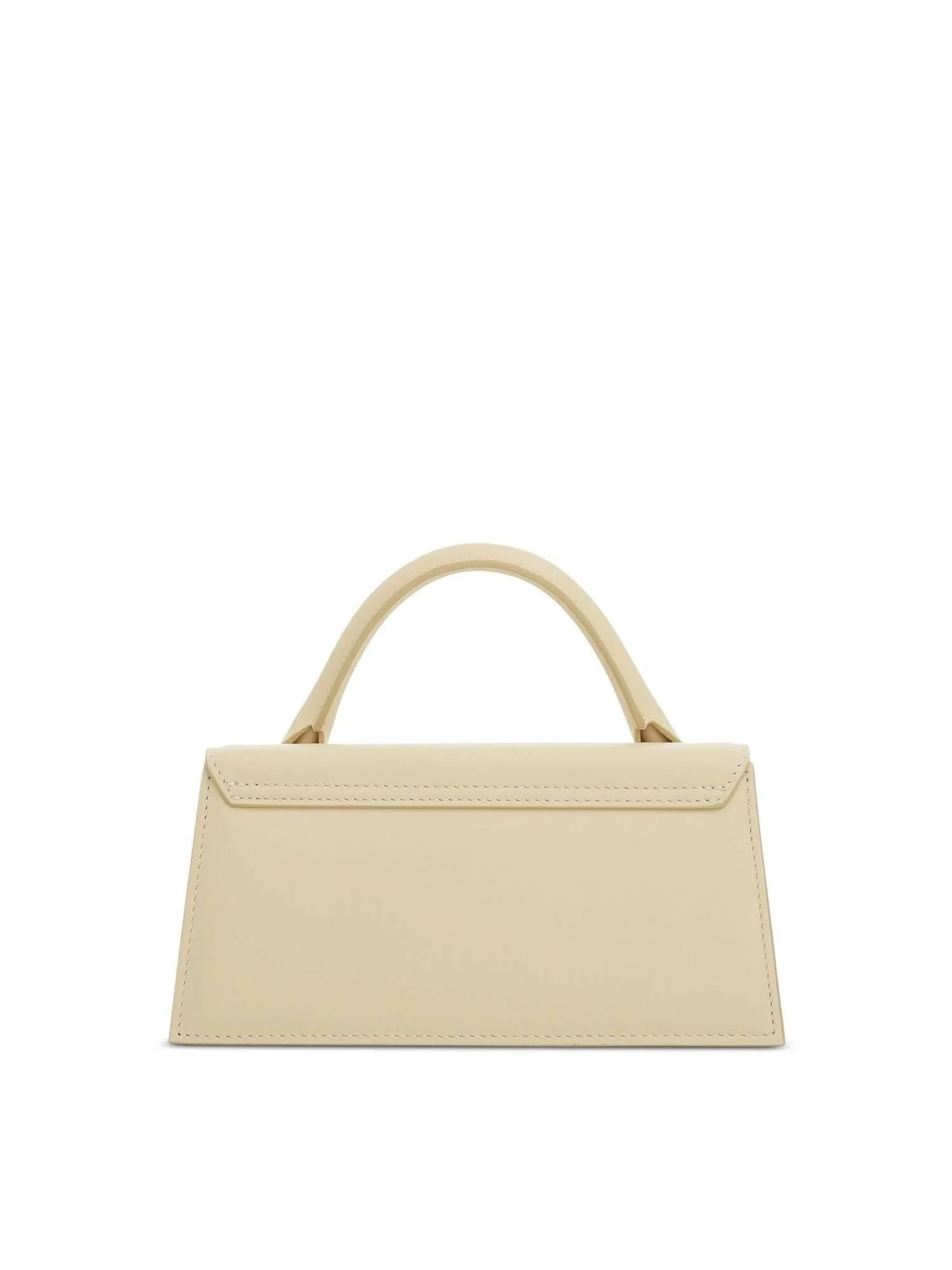 Le Chiquito Long Leather Bag in Ivory - Image 3