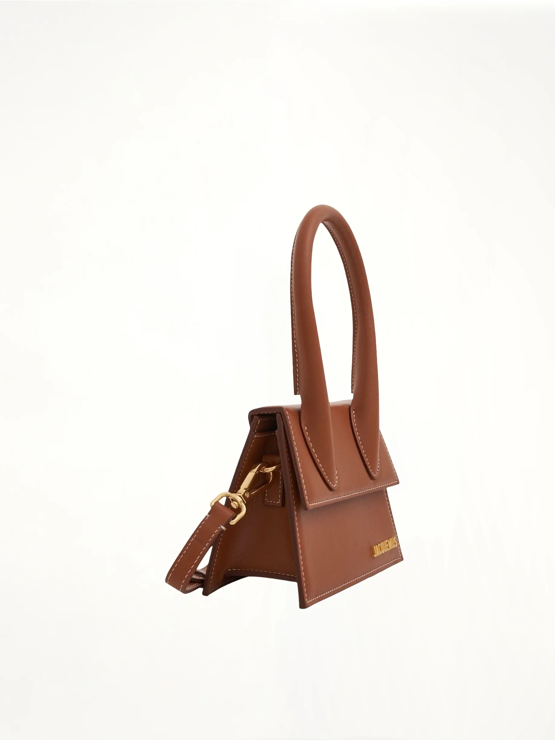 Le Chiquito Moyen Leather Bag in Light Brown - Image 2
