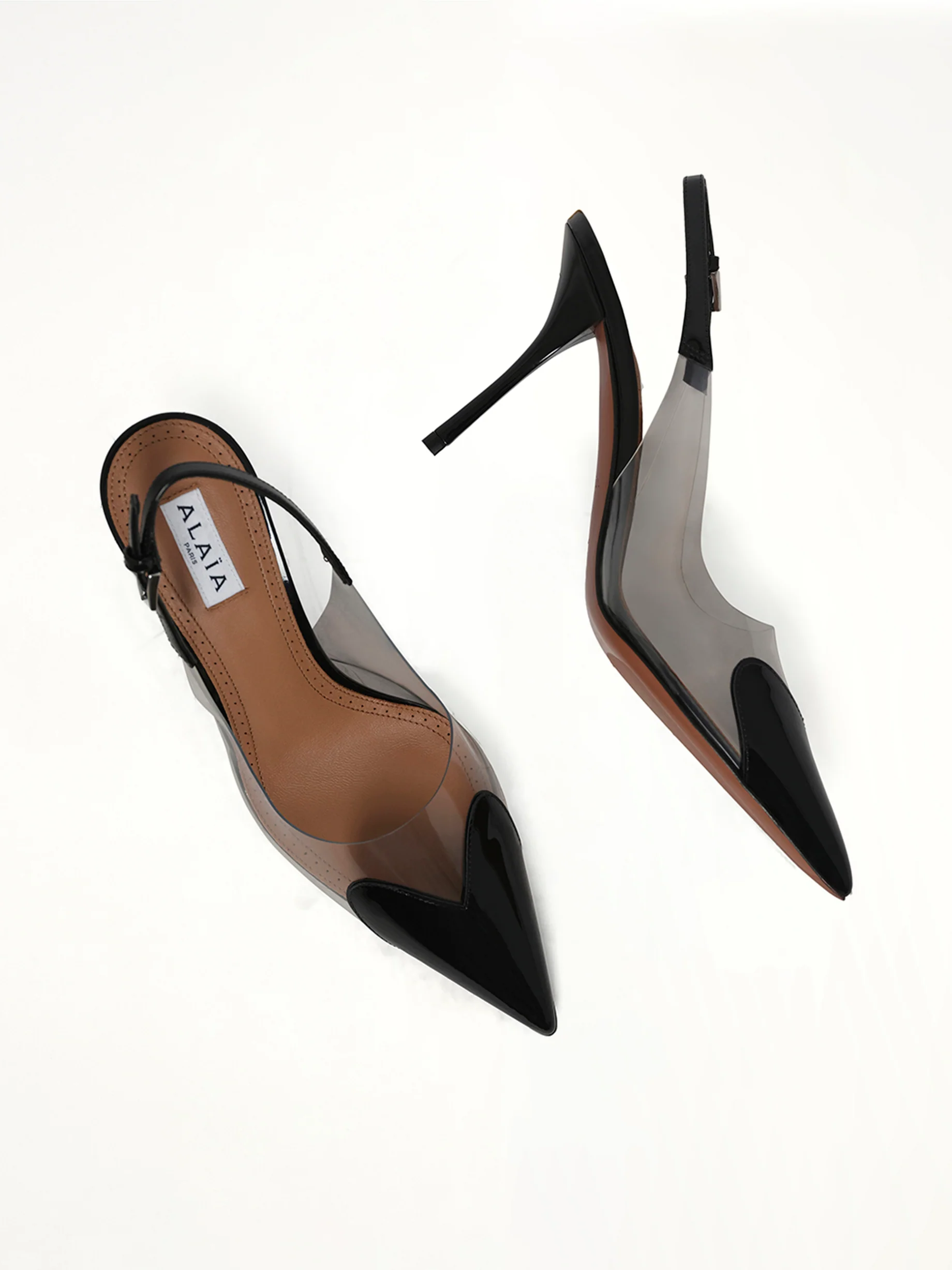 Le Coeur Slingbacks H90 in Black - Image 4