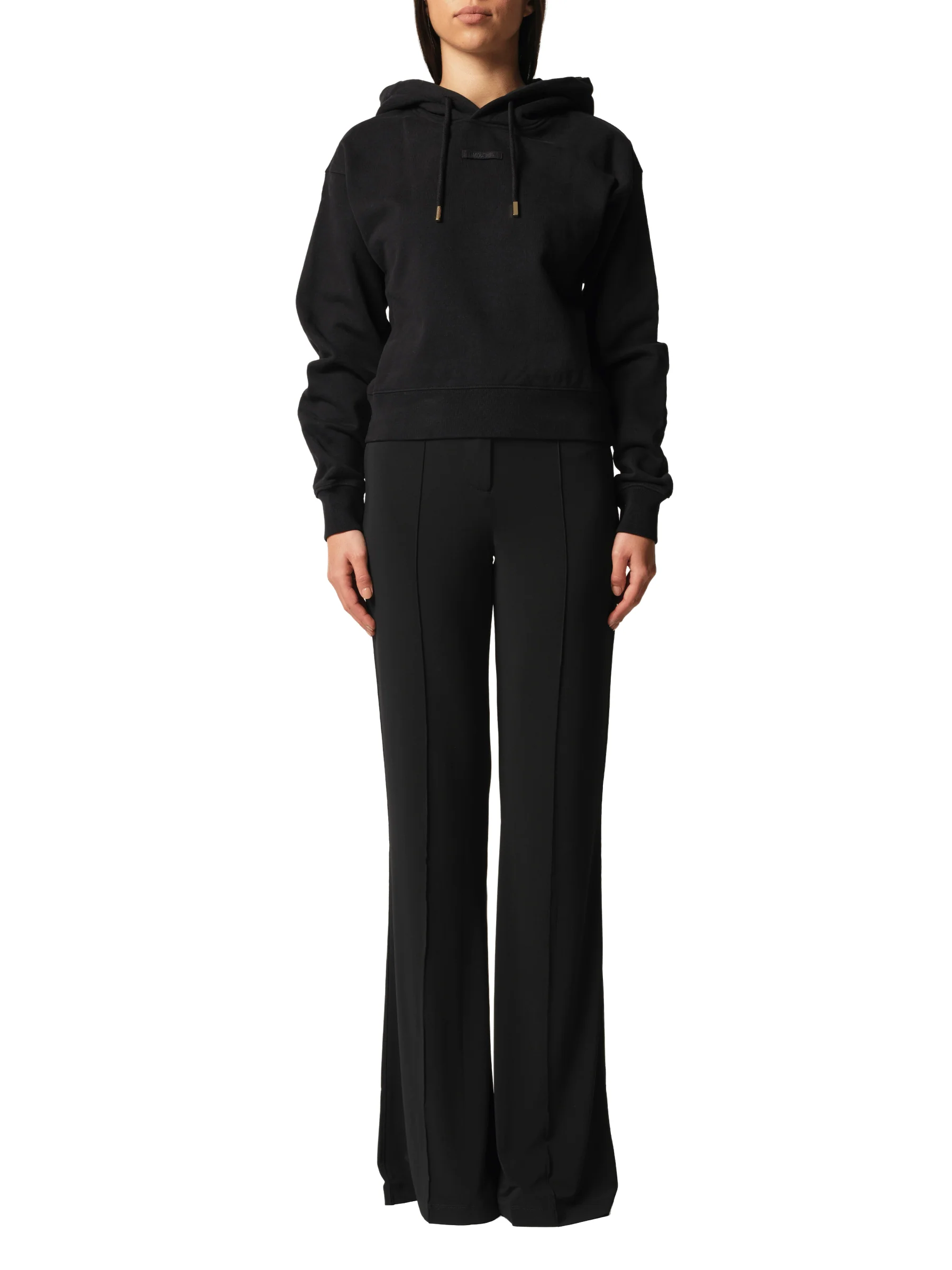 Le Hoodie Gros Grain in Black - Image 4