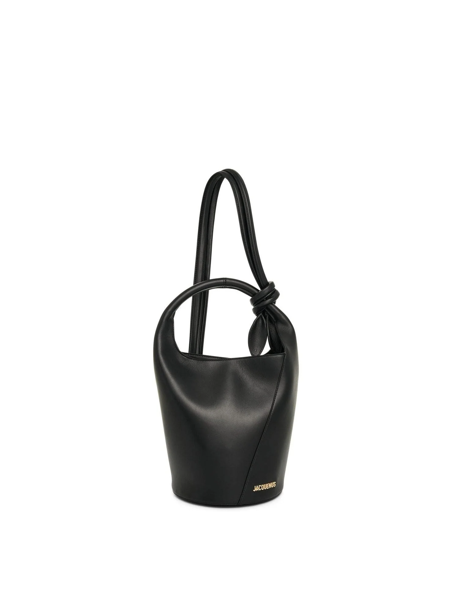 Le Petit Tourni Leather Bag in Black