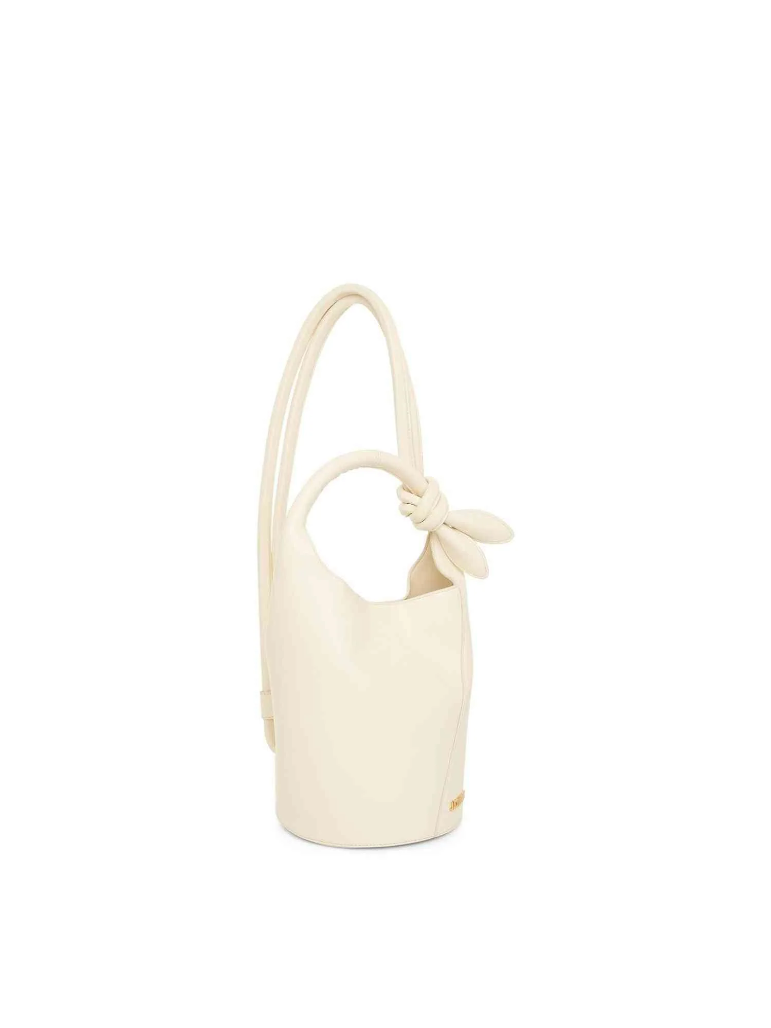 Le Petit Tourni Leather Bag in Light Ivory - Image 2