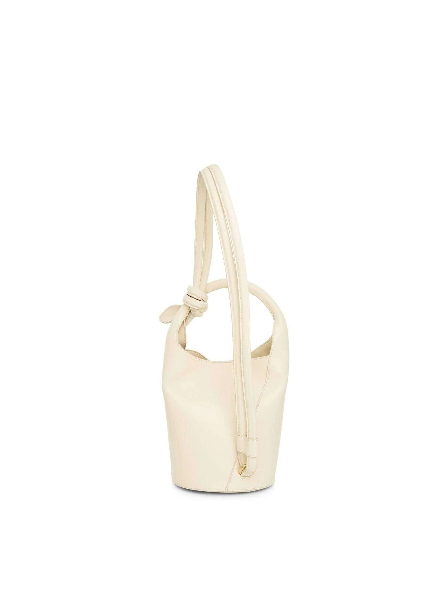 Le Petit Tourni Leather Bag in Light Ivory - Image 3
