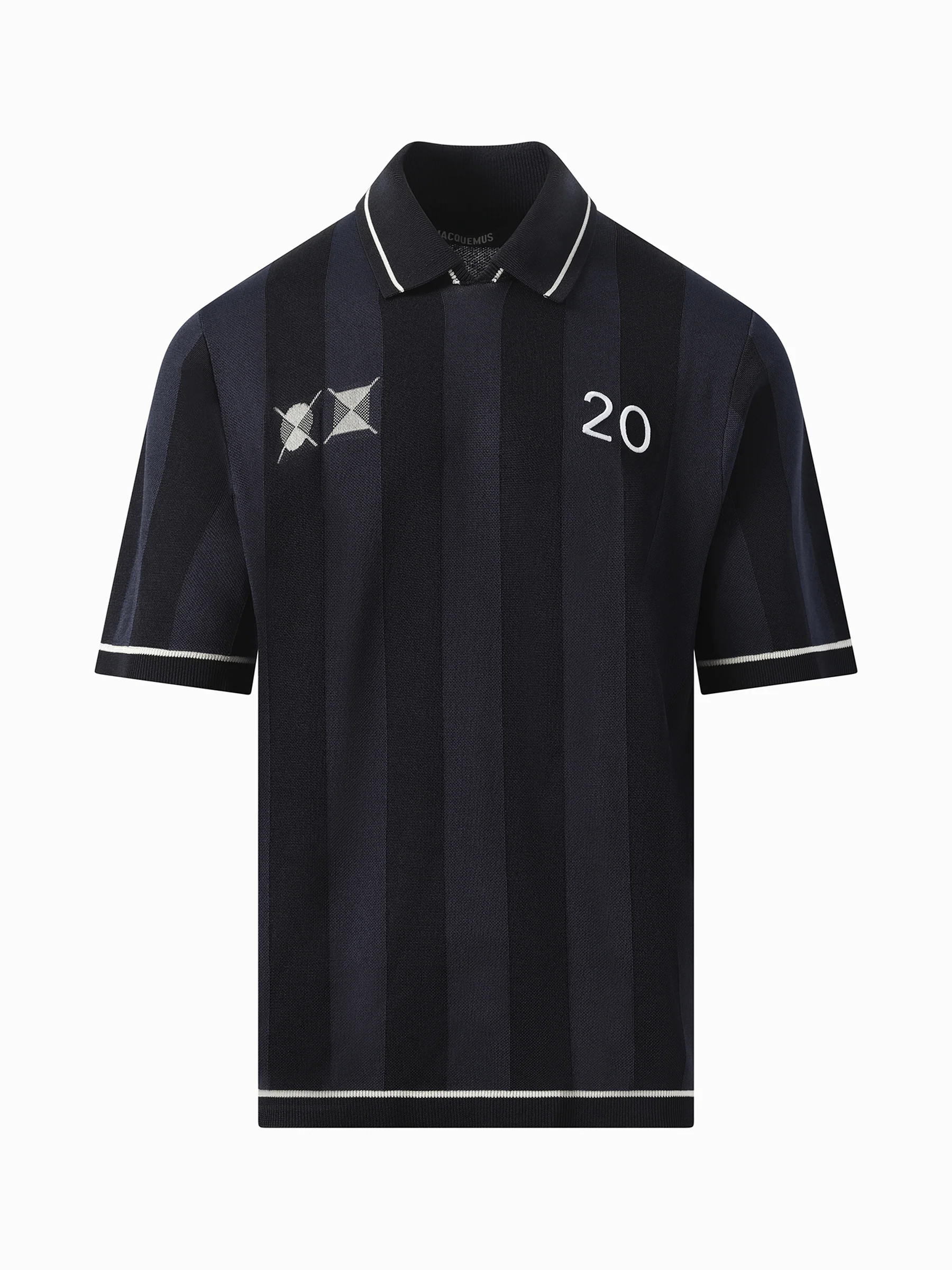 Le Polo Liga in Dark Navy - Image 2