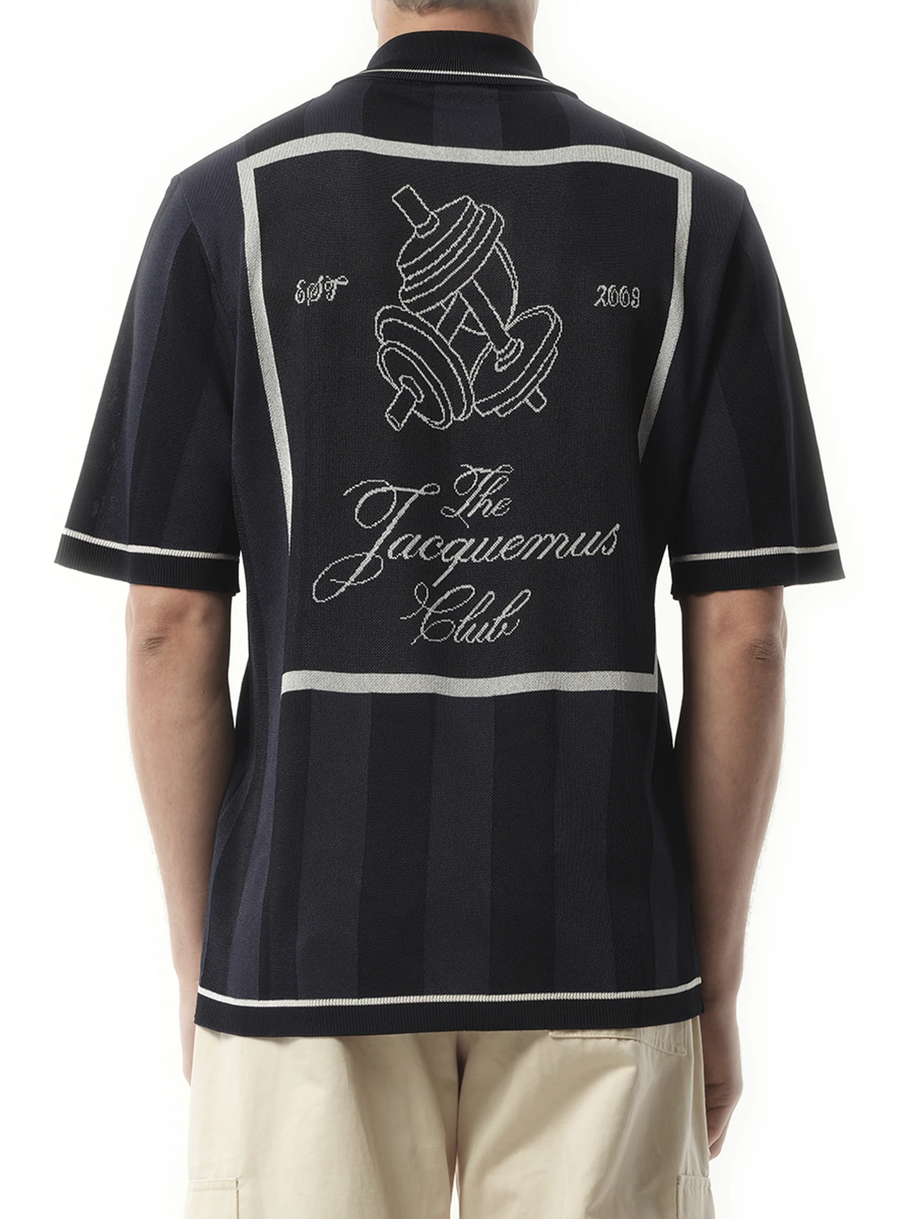 Le Polo Liga in Dark Navy - Image 6