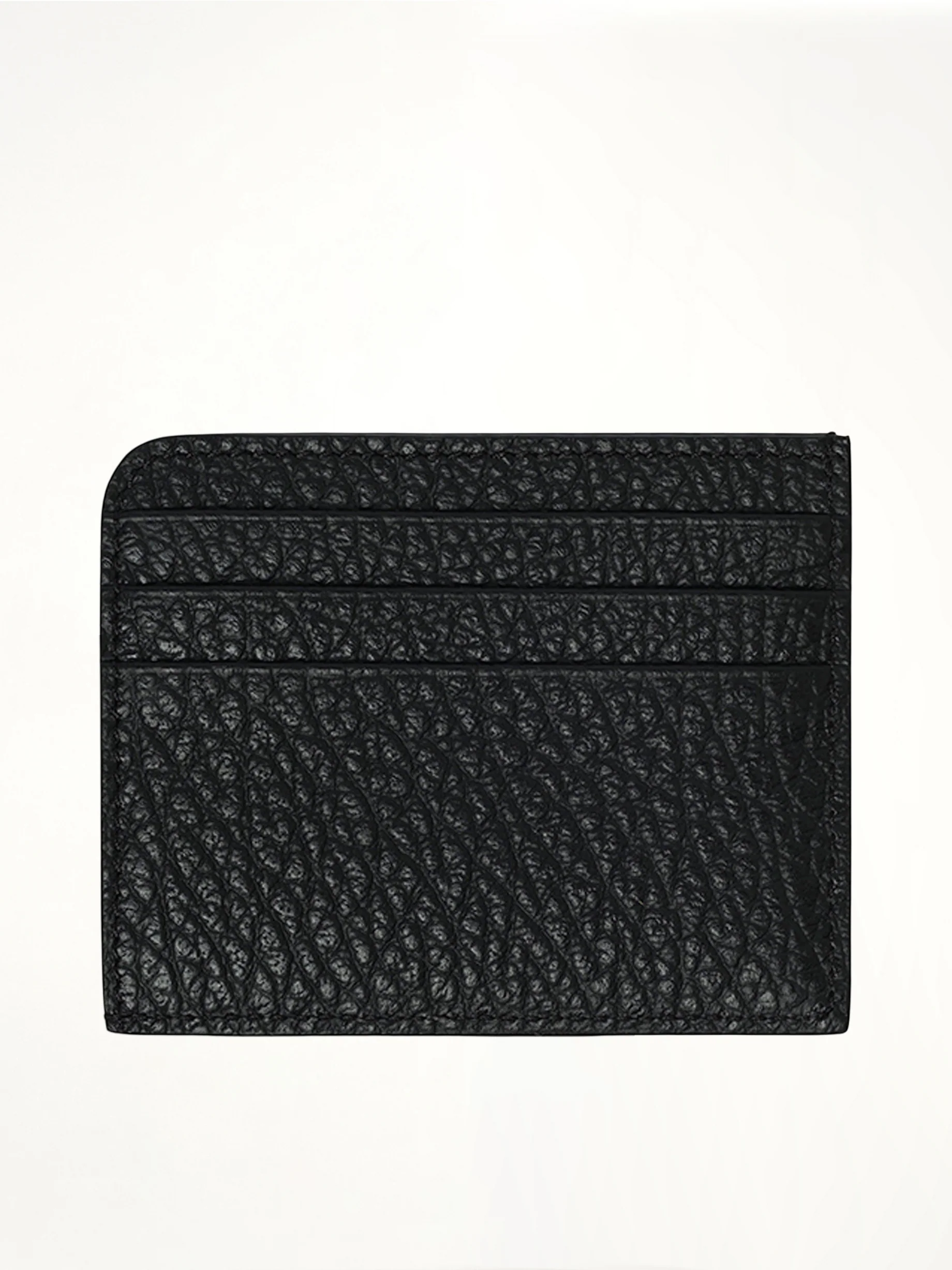Four Stitches Card Holder in Black - Image 2
