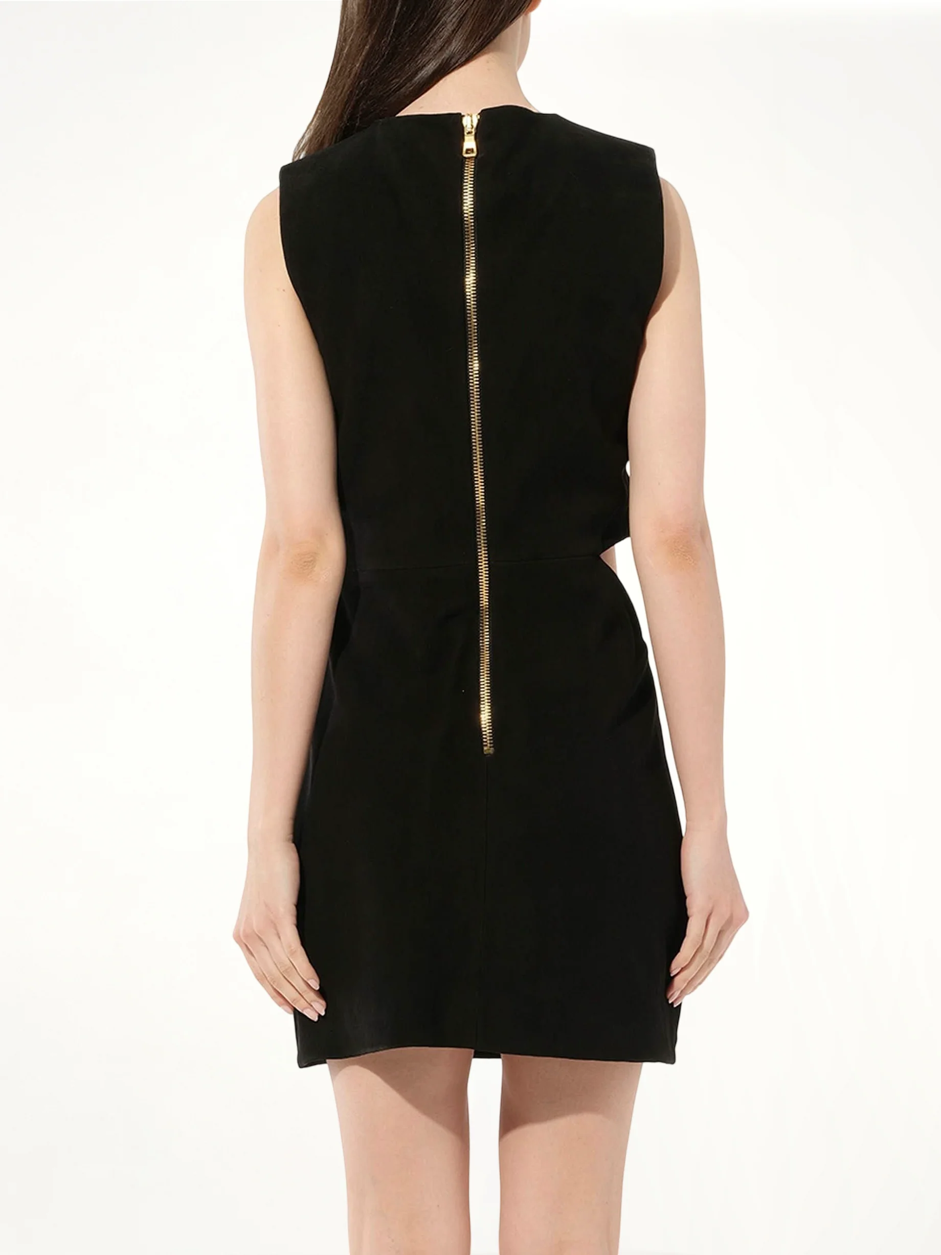 Leather Dress in Black - Image 6