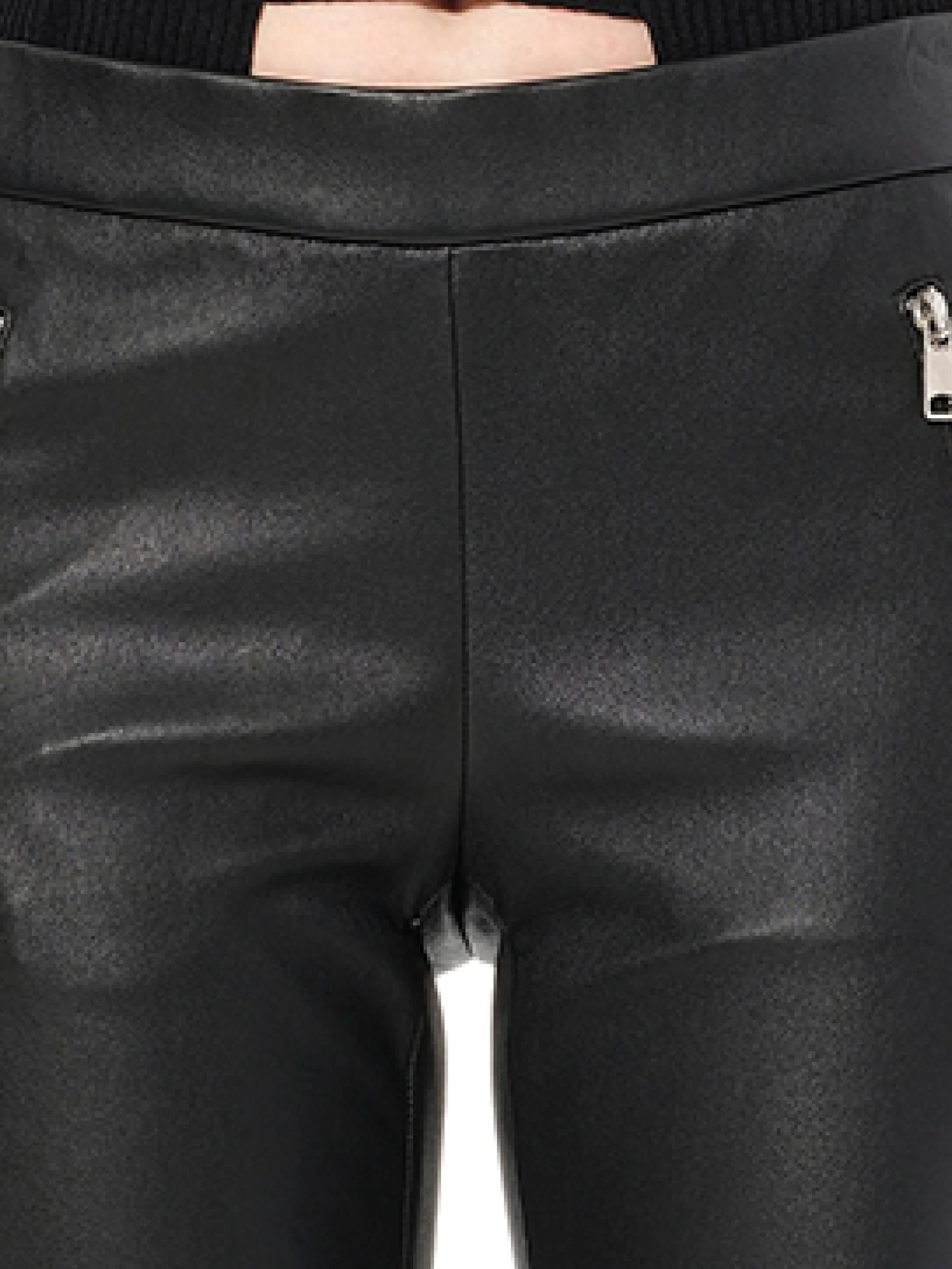 Leather Leggings in Black - Image 2
