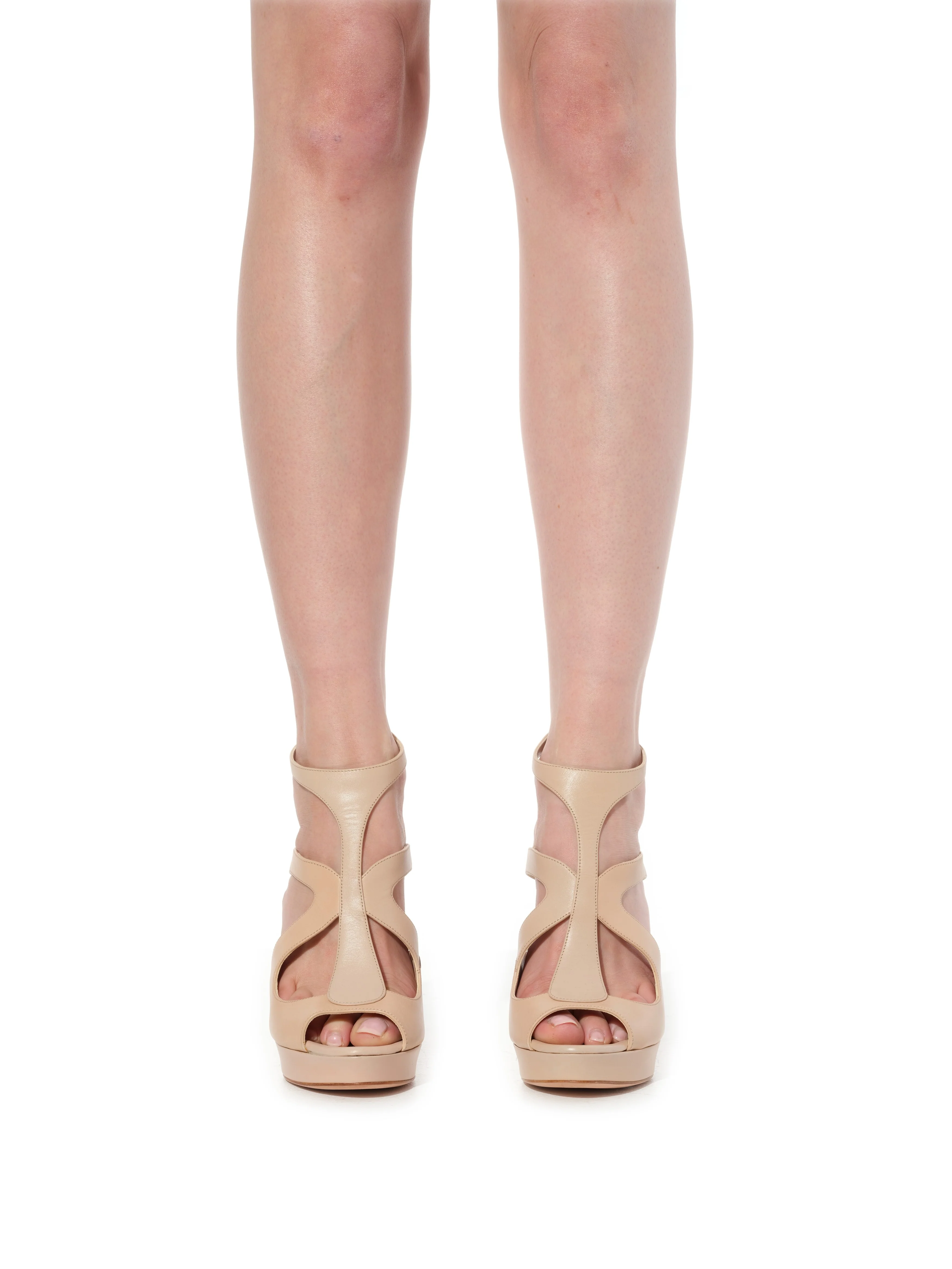 Leather Heels in Mix - Image 3