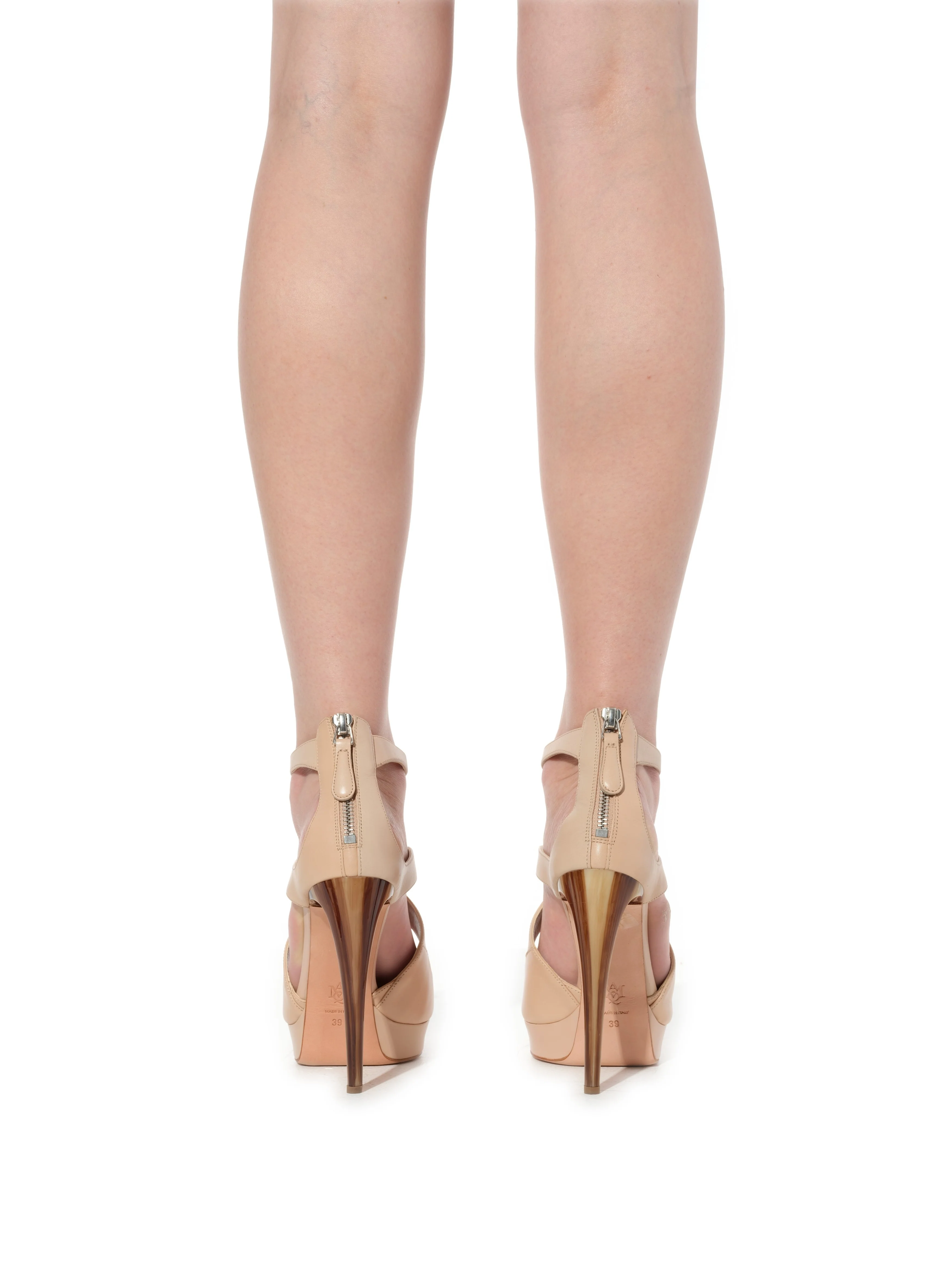 Leather Heels in Mix - Image 4