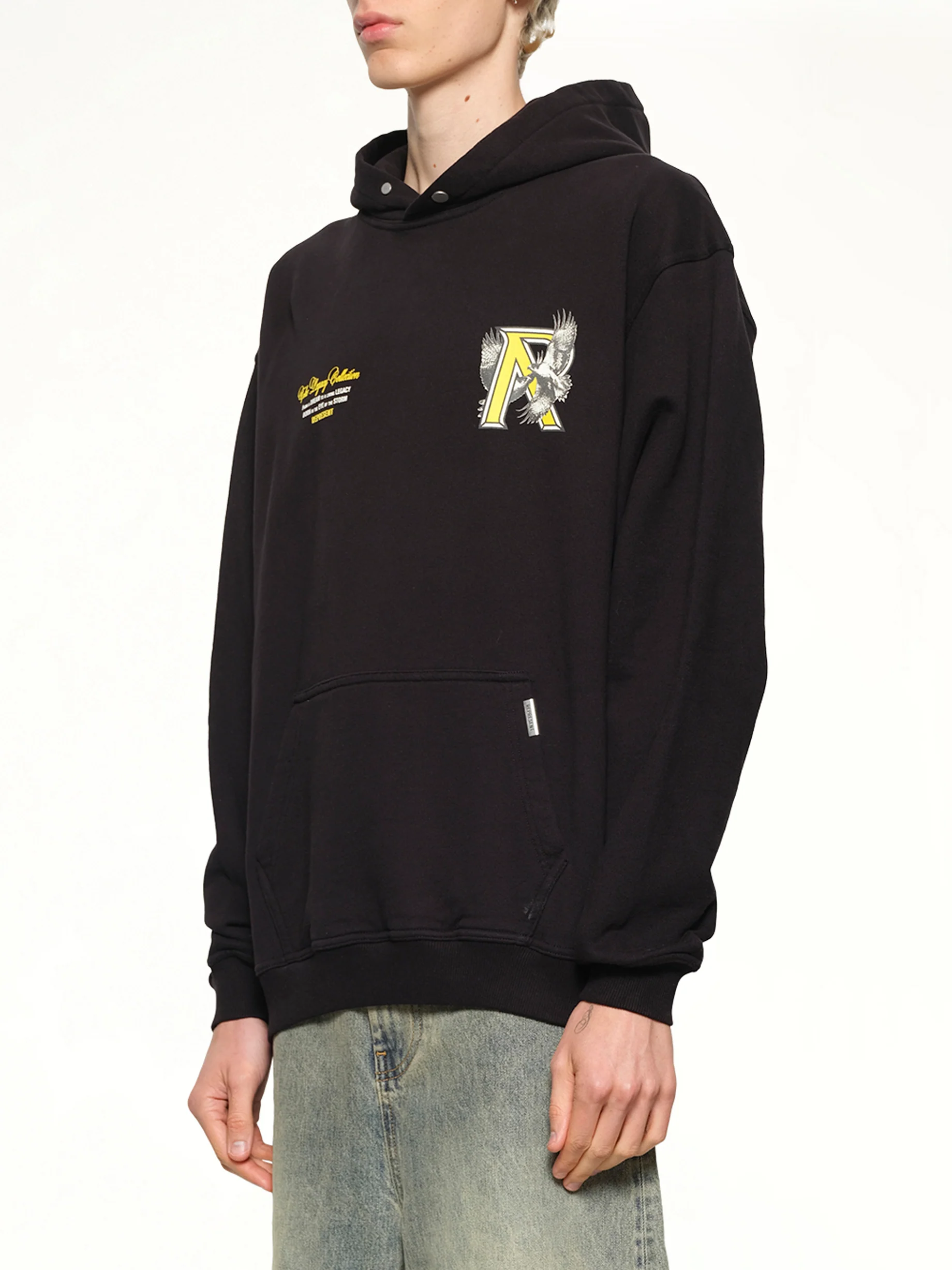 Legacy Falcon Hoodie in Jet Black - Image 3