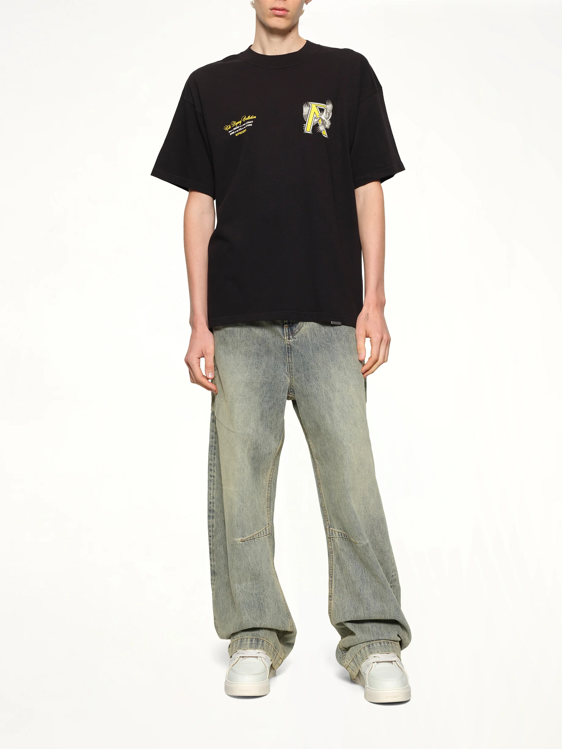 Legacy Falcon T-Shirt in Jet Black - Image 4