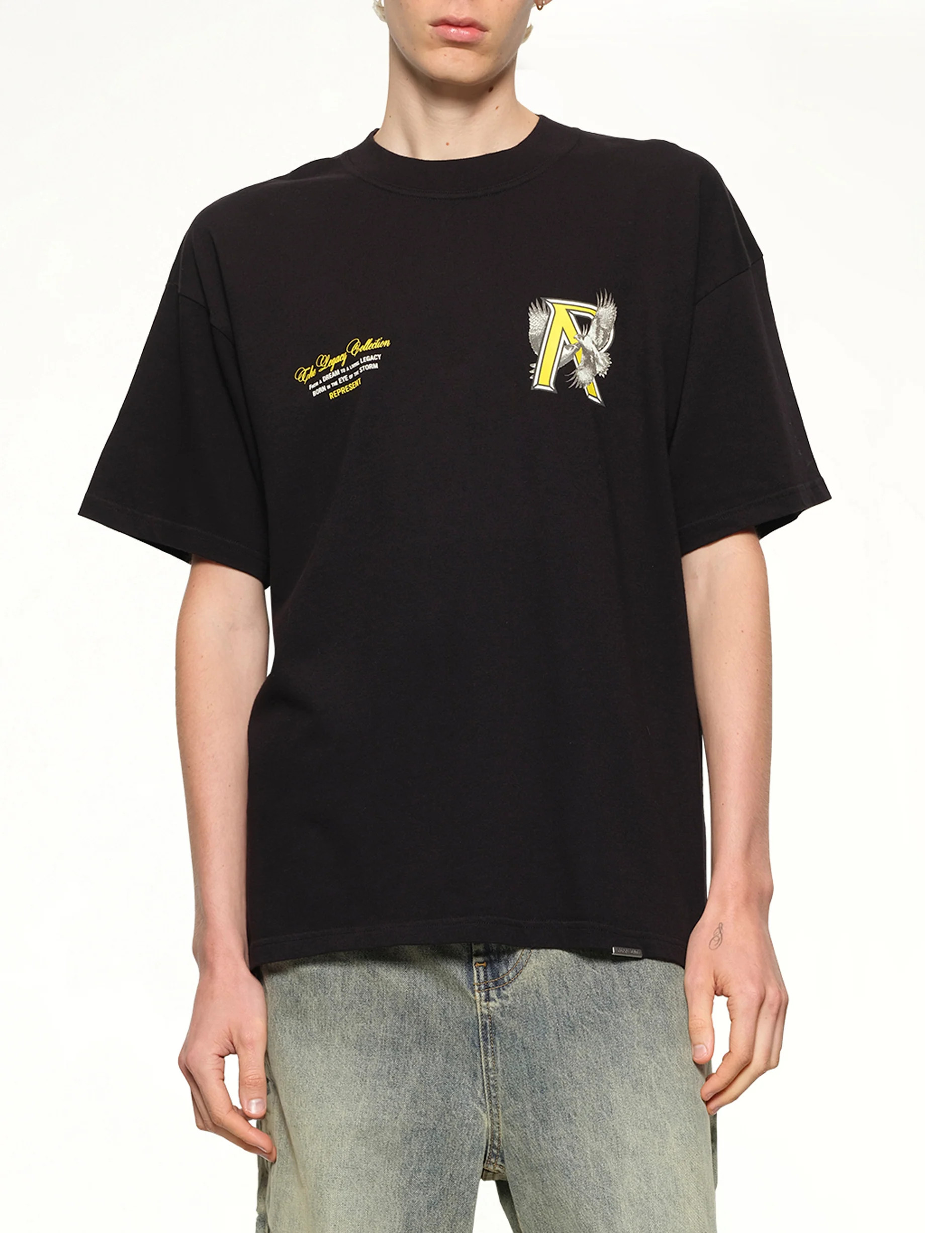 Legacy Falcon T-Shirt in Jet Black - Image 6
