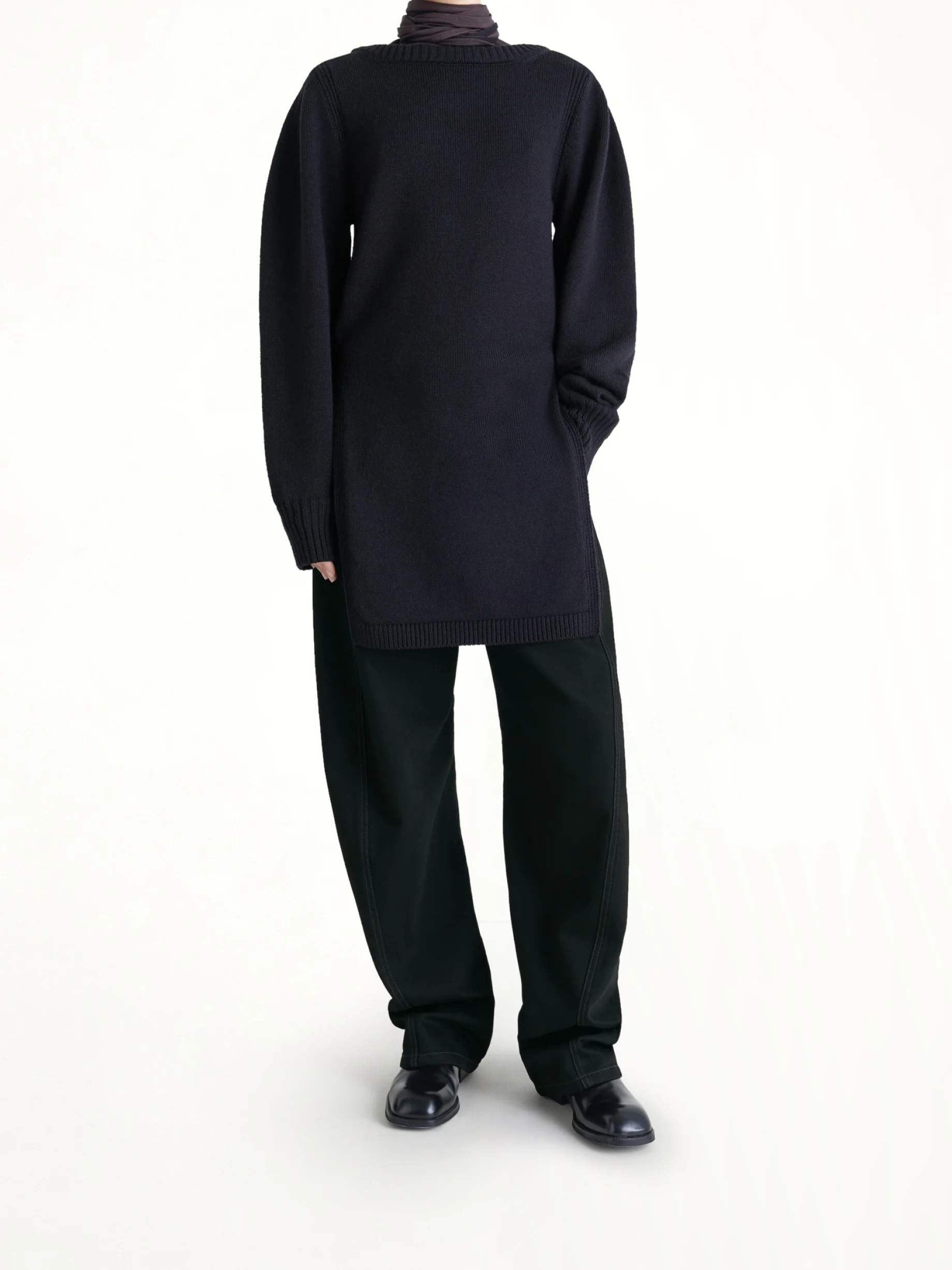 Twisted Belted Pants in Black - Image 7
