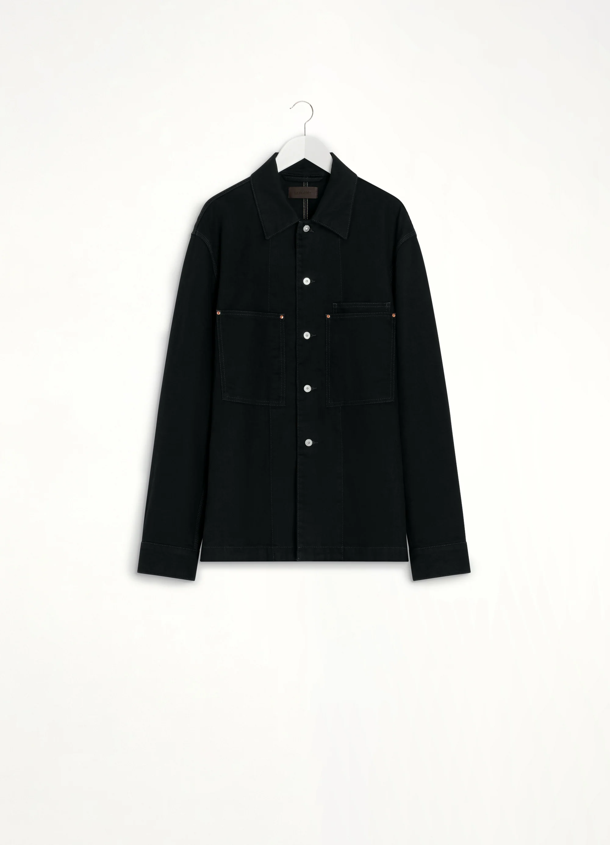 Workwear Overshirt in Black - Image 2