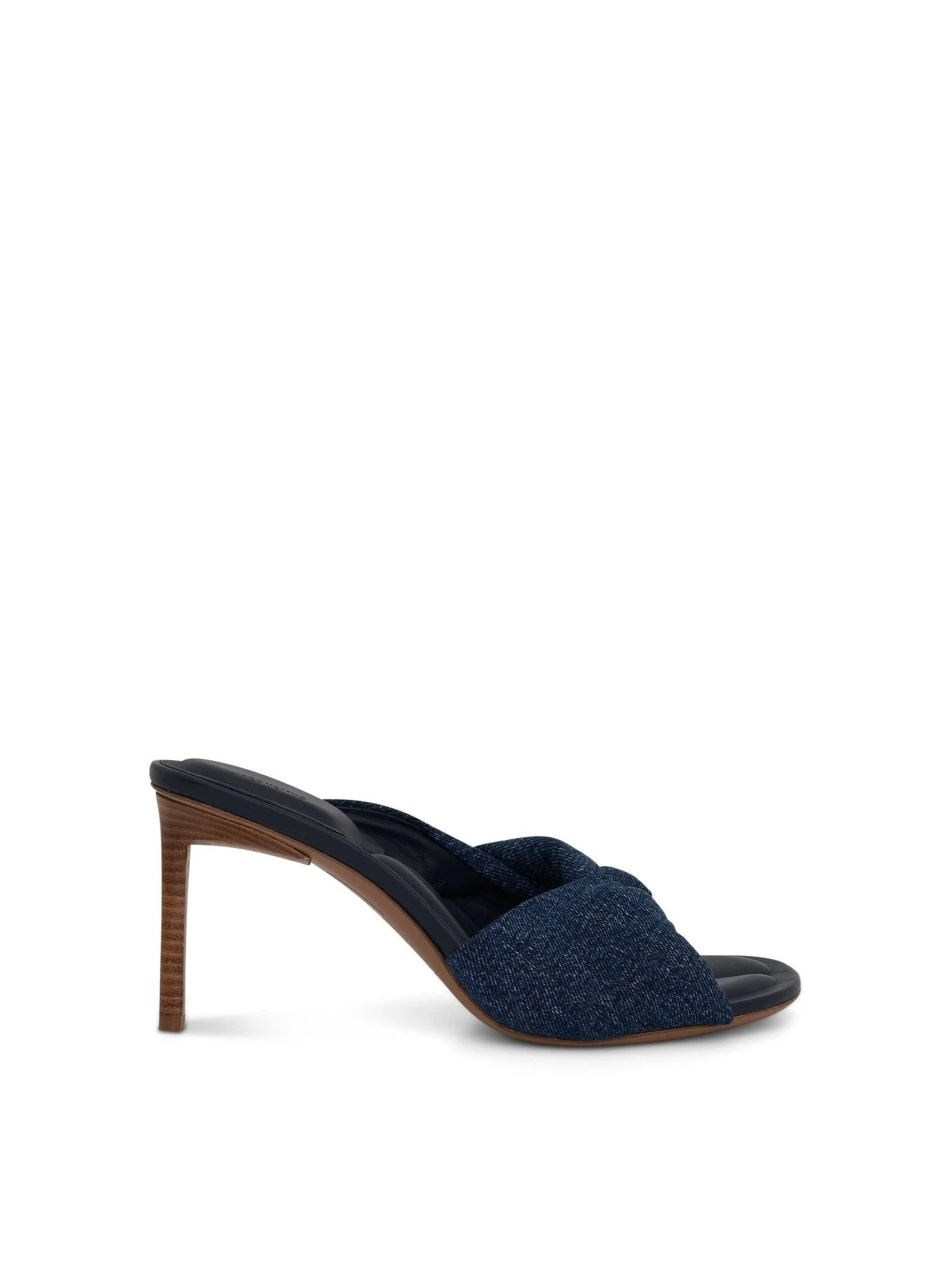 Bagnu Twist Towel Mules in Blue