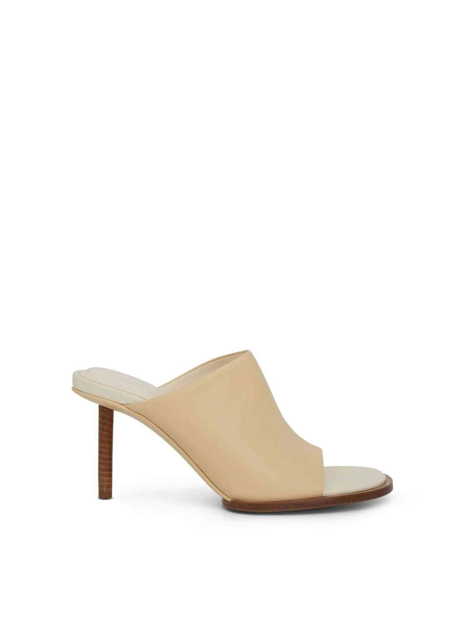 Carre Geometric Mules in Off White