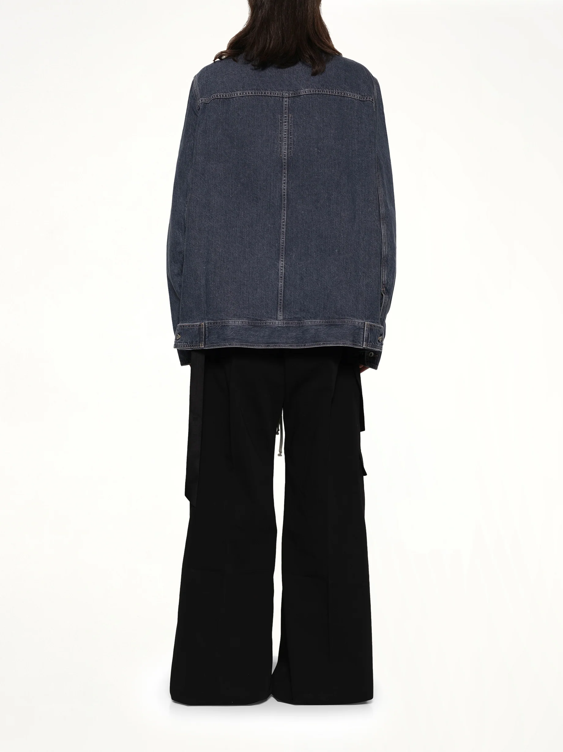 Lido Worker Jacket in Washed Grey - Image 5