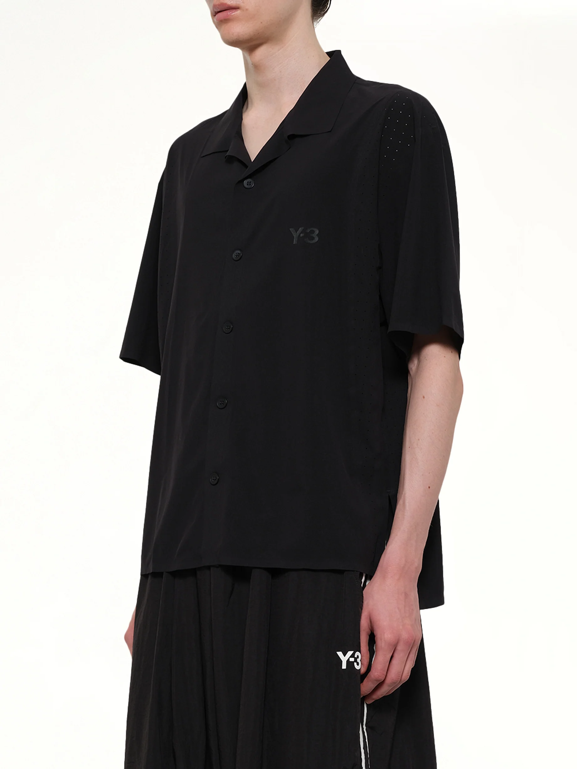 Light Woven Shirt in Black - Image 3