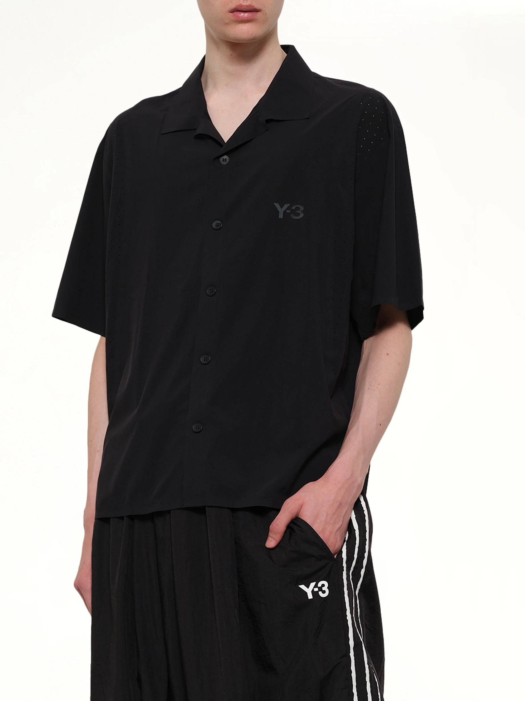 Light Woven Shirt in Black - Image 6