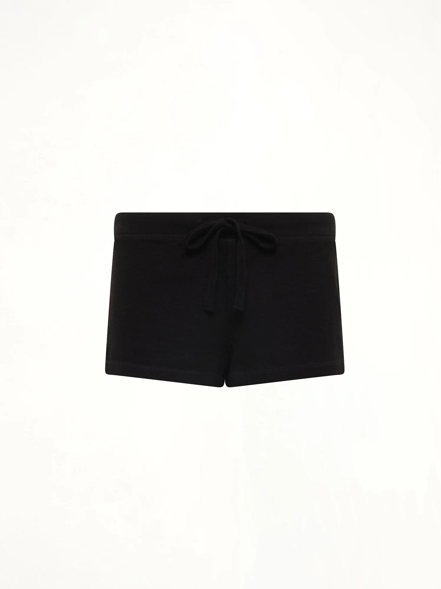 Lightweight Micro Shorts in Black - Image 2