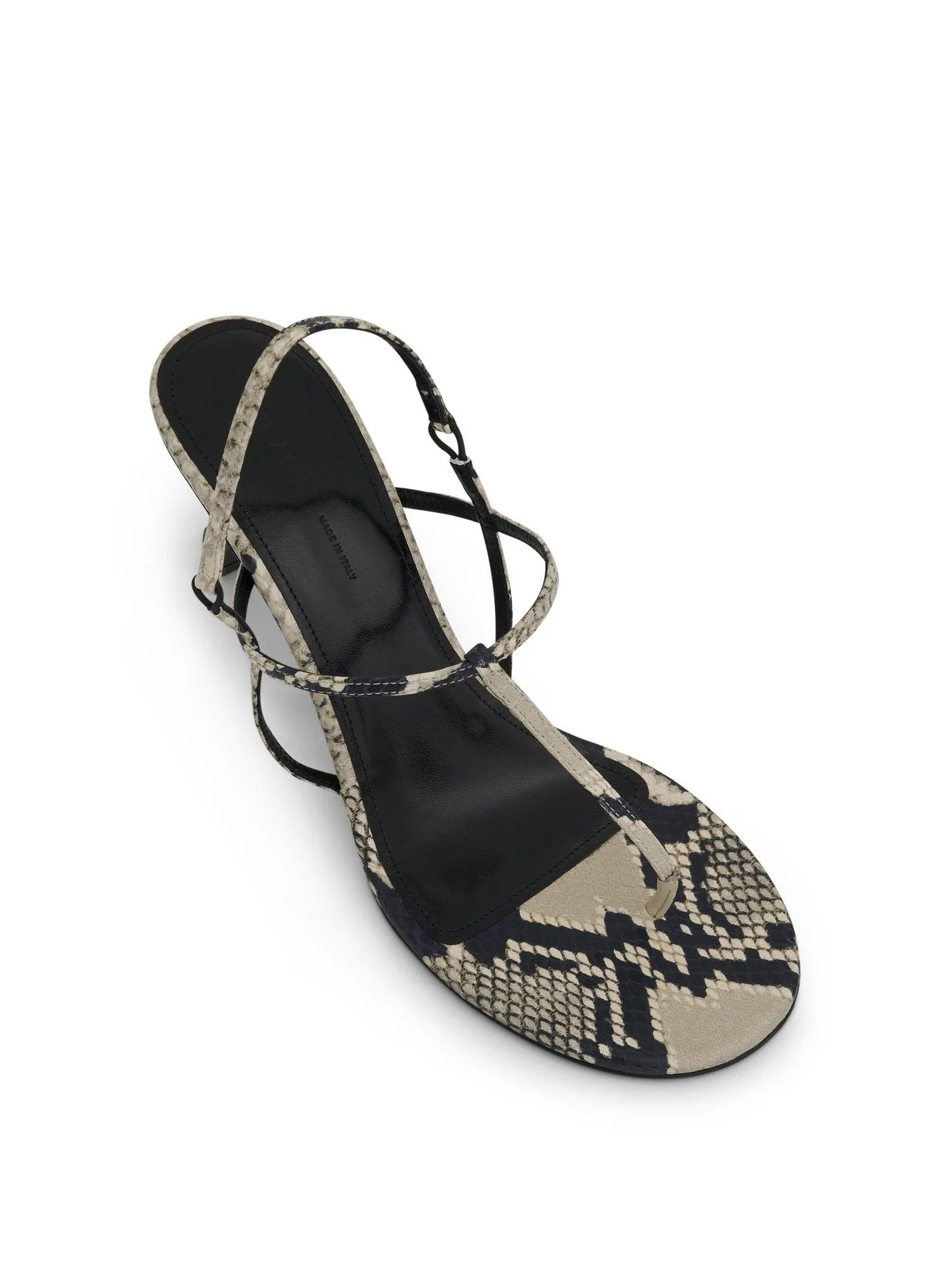 Linden Sandal in Python Embossed Leather - Image 3