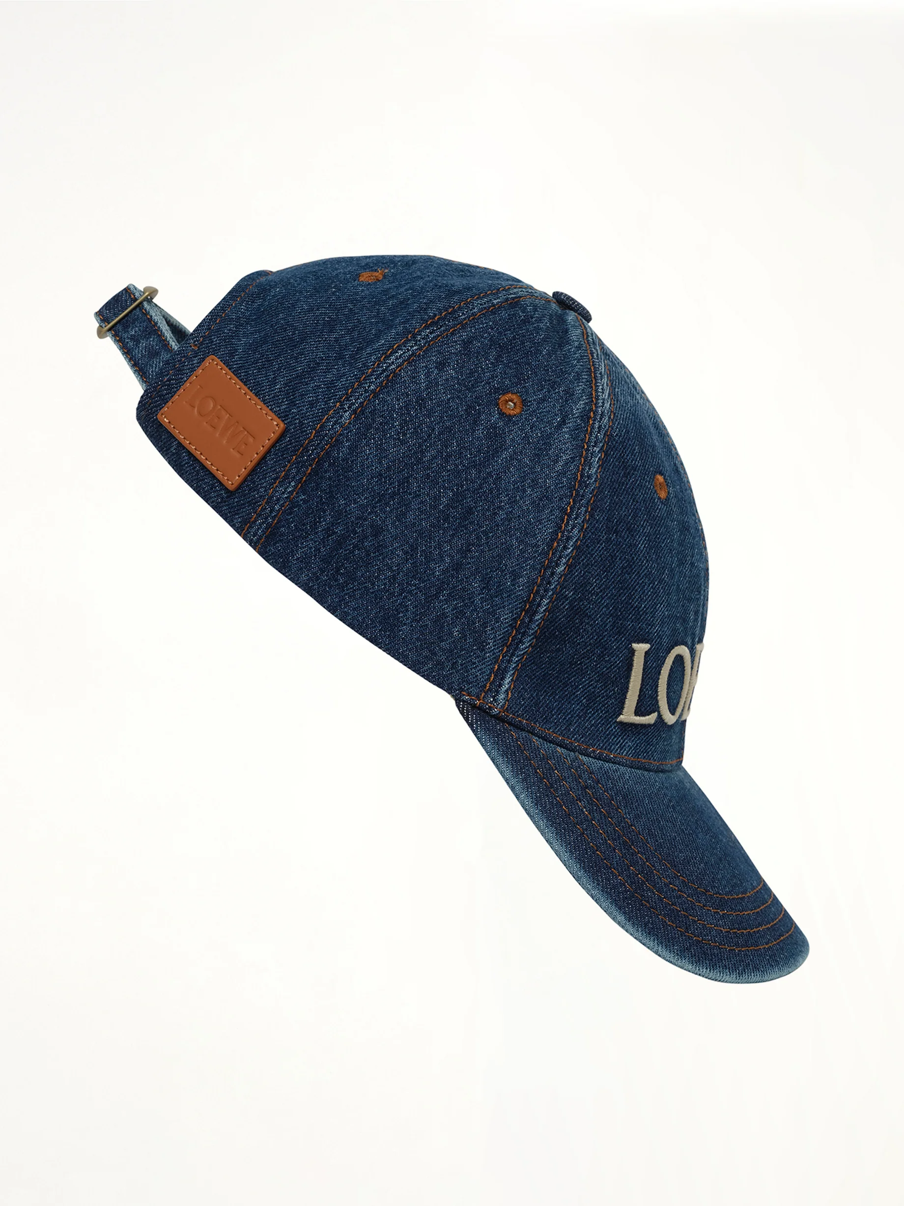 Loewe Denim Cap in Blue - Image 2