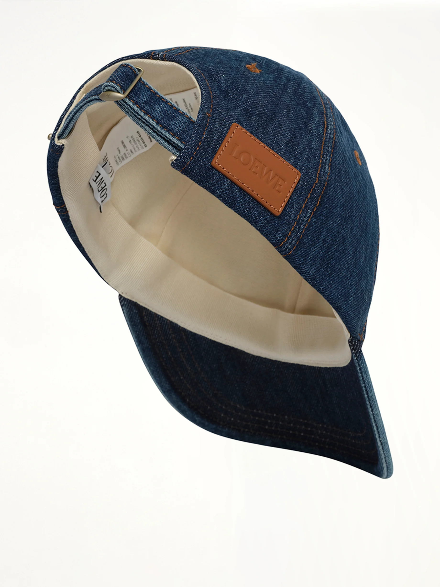 Loewe Denim Cap in Blue - Image 3