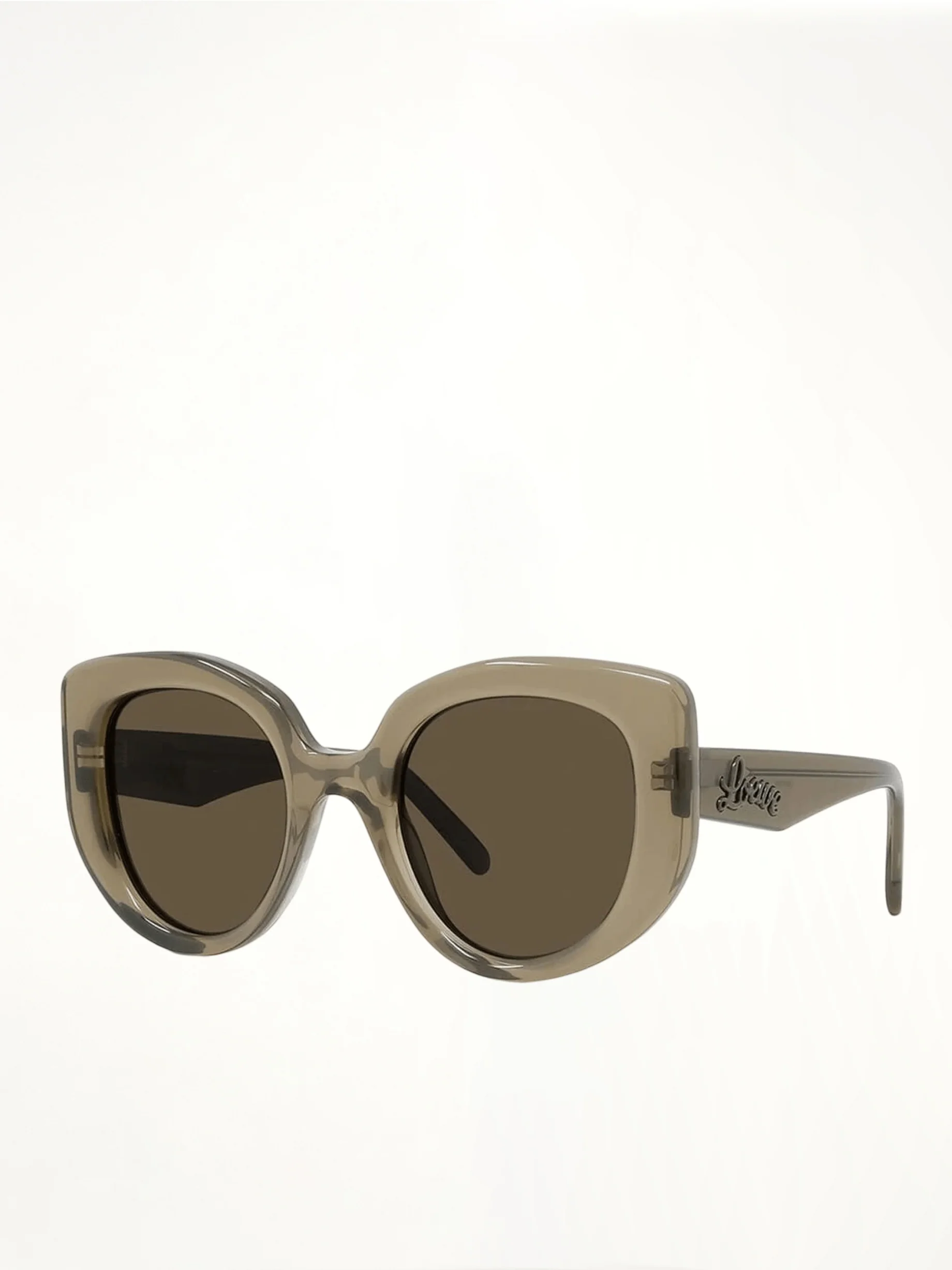 Loewe LW40100I 4996E Sunglasses in Marble Green - Image 2